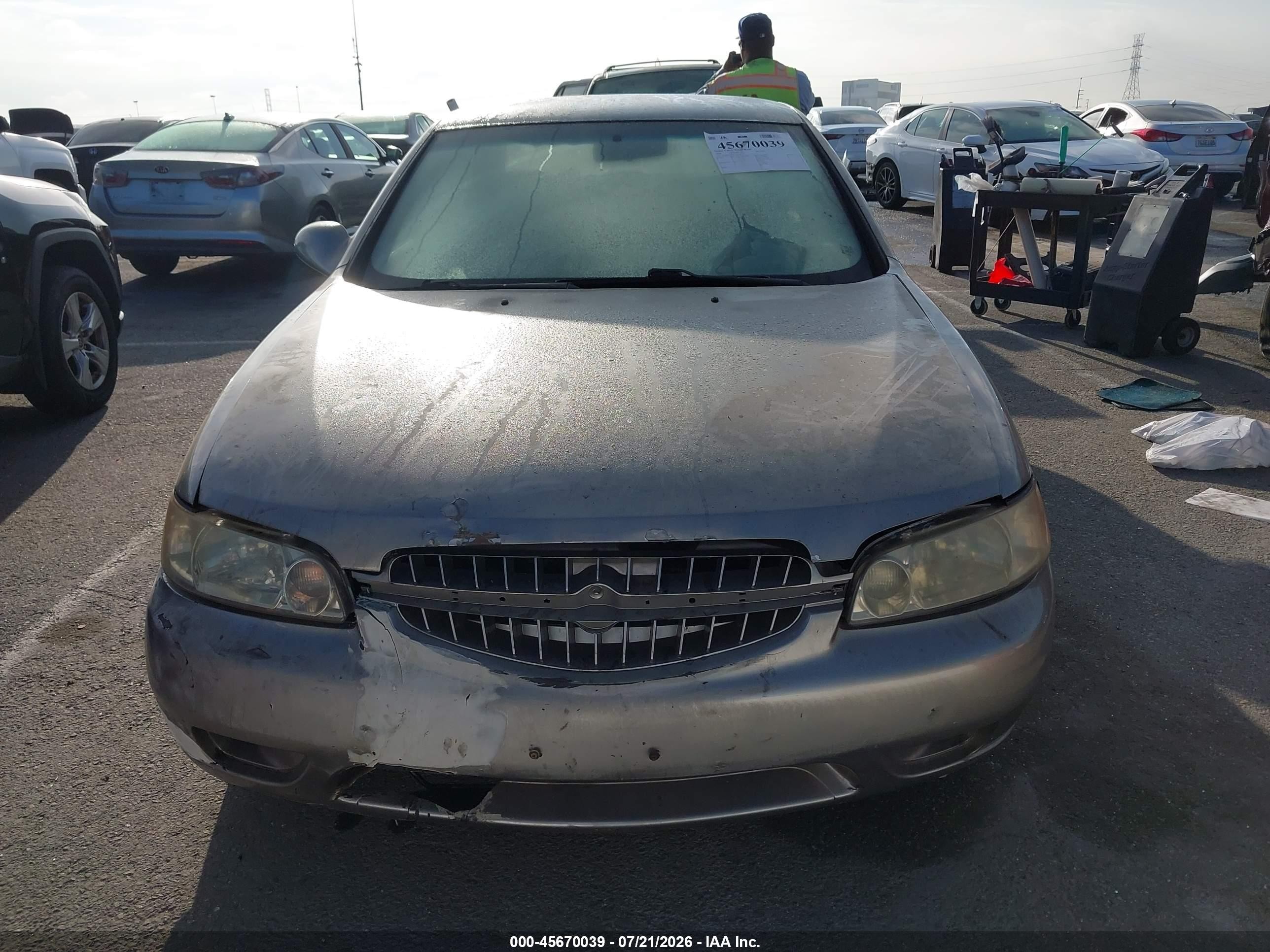 2000 Nissan Altima Gle/gxe/se/xe Champagne vin: 1N4DL01D0YC117748