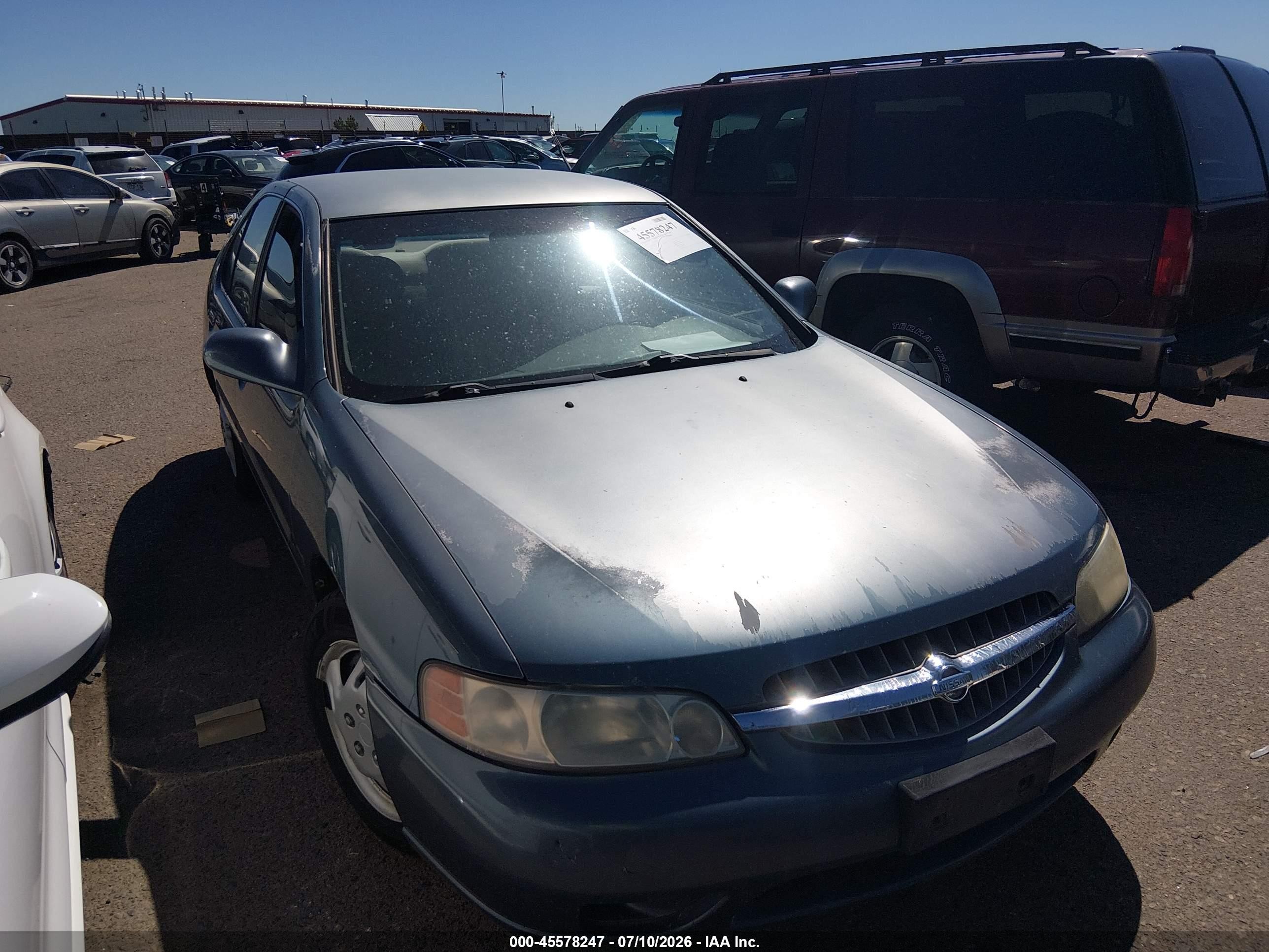 2001 Nissan Altima Gxe Gray vin: 1N4DL01D11C151171