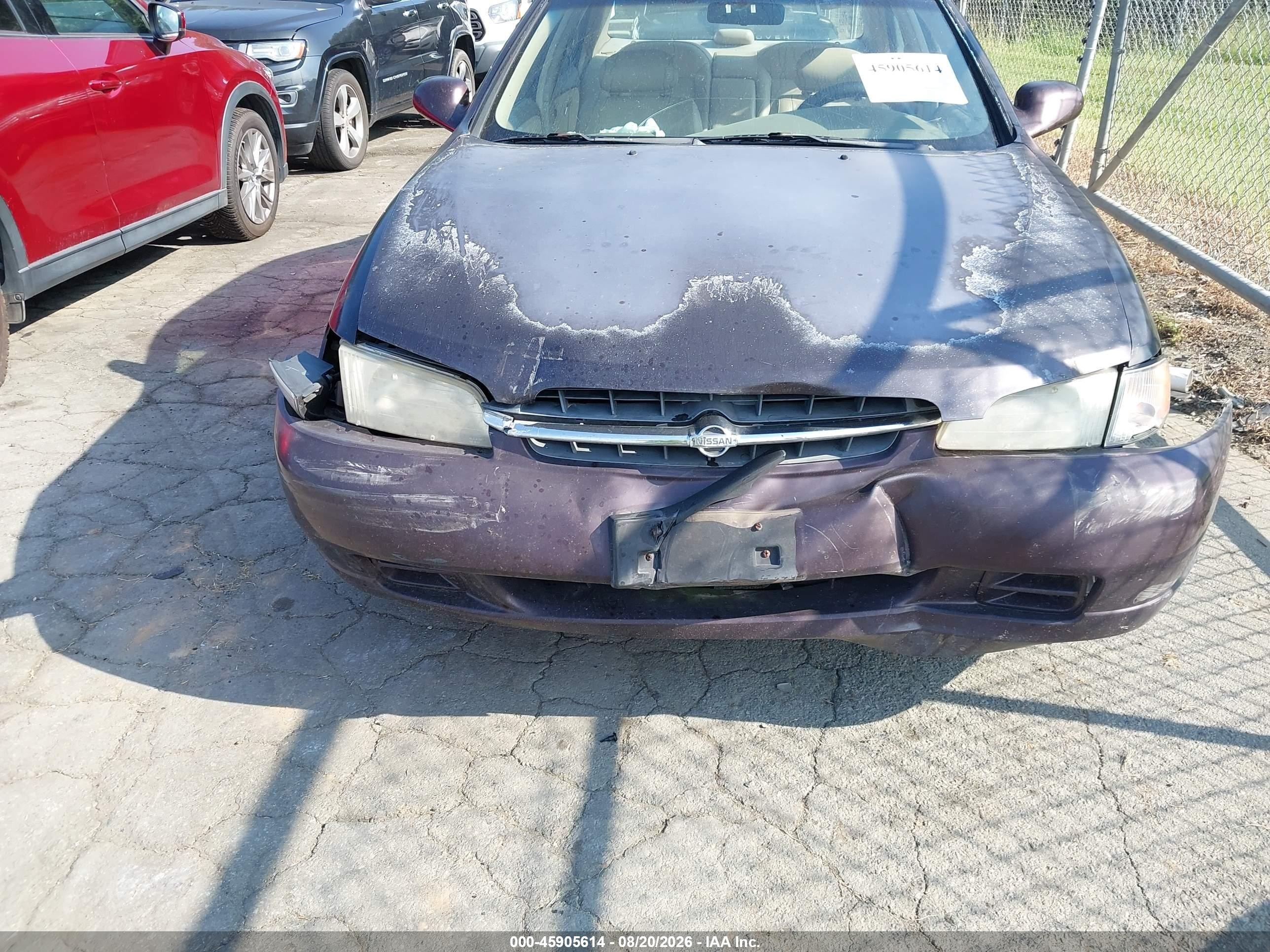 1999 Nissan Altima Gle/gxe/se/se-l/xe Blue vin: 1N4DL01D1XC240604