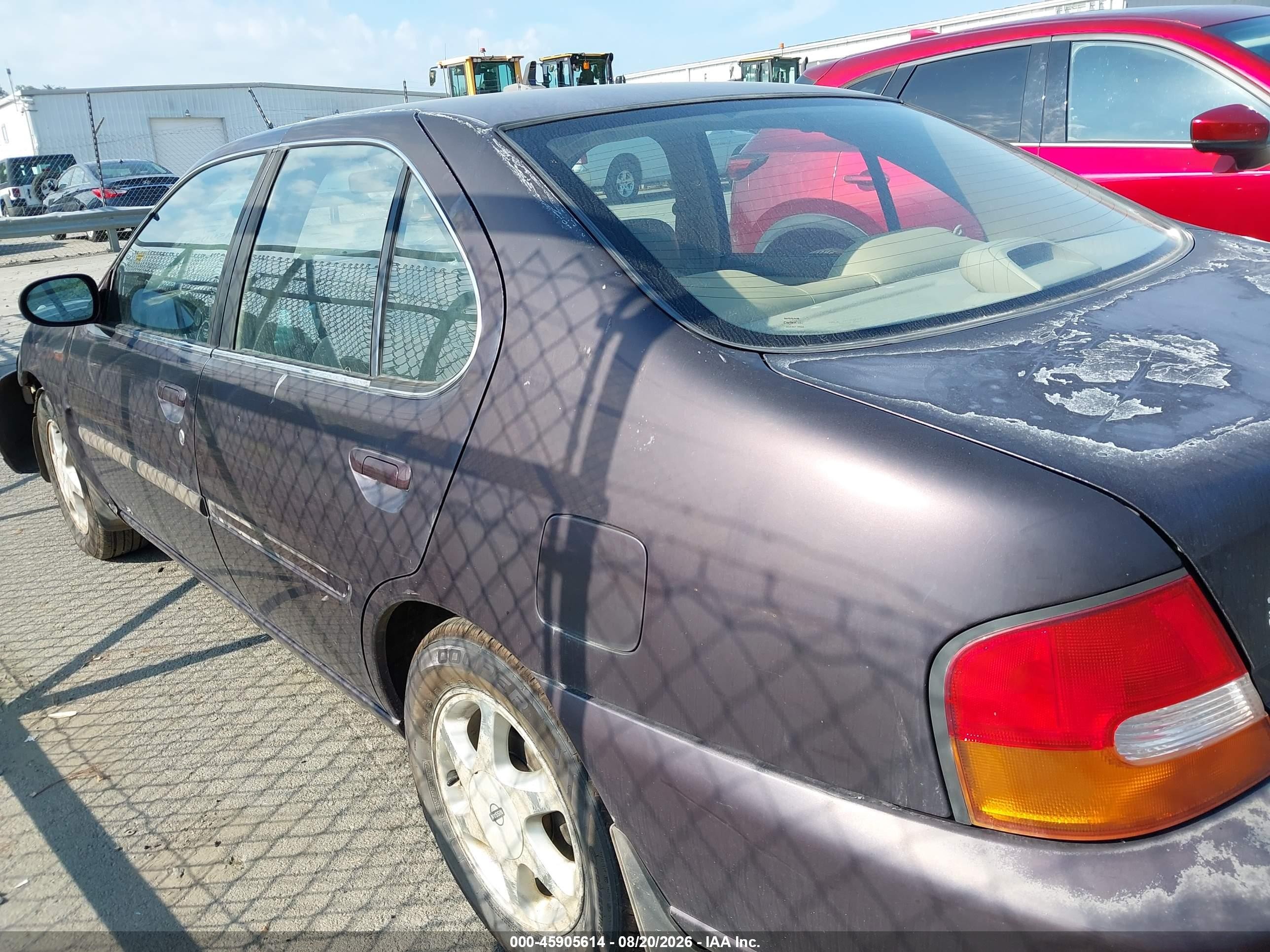 1999 Nissan Altima Gle/gxe/se/se-l/xe Blue vin: 1N4DL01D1XC240604