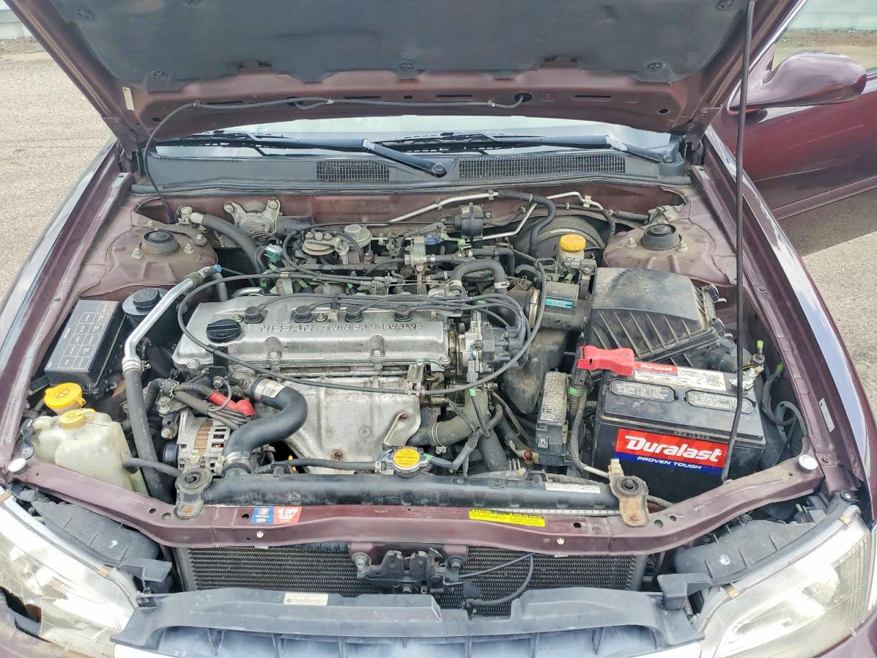1998 Nissan Altima Xe Burgundy vin: 1N4DL01D2WC206234