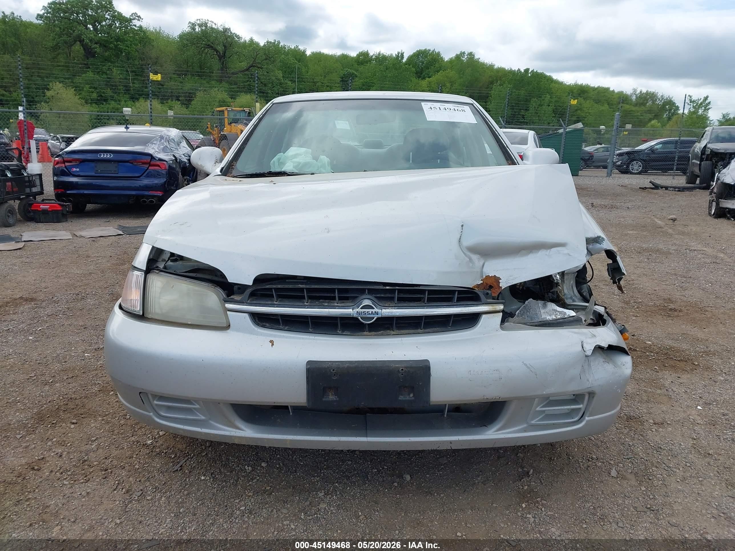 1999 Nissan Altima Gle/gxe/se/se-l/xe Silver vin: 1N4DL01D2XC216764