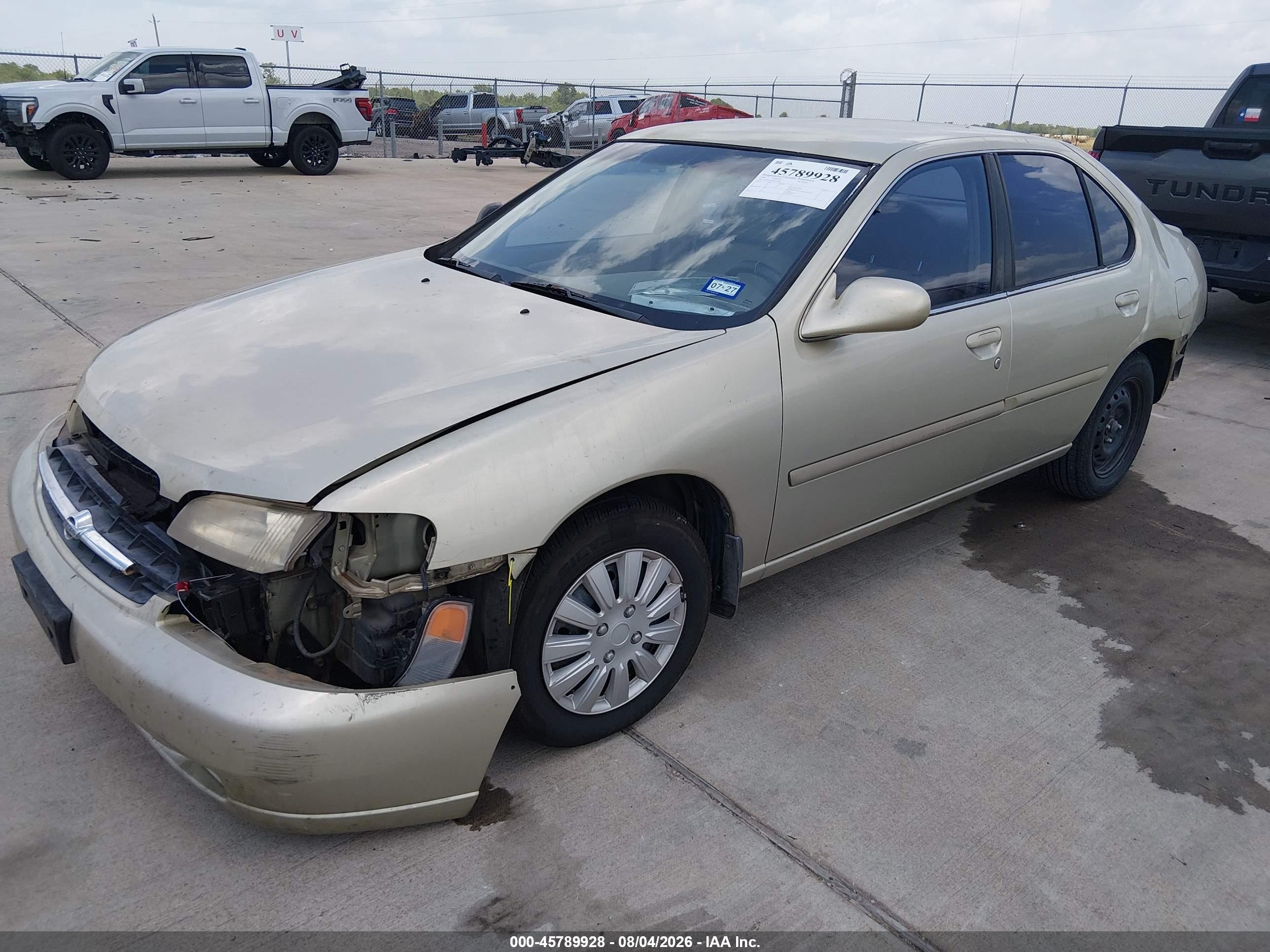 1999 Nissan Altima Xe/gxe/se/gle Silver vin: 1N4DL01D2XC236660