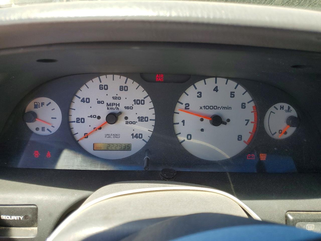 2000 Nissan Altima Xe Silver vin: 1N4DL01D2YC126922