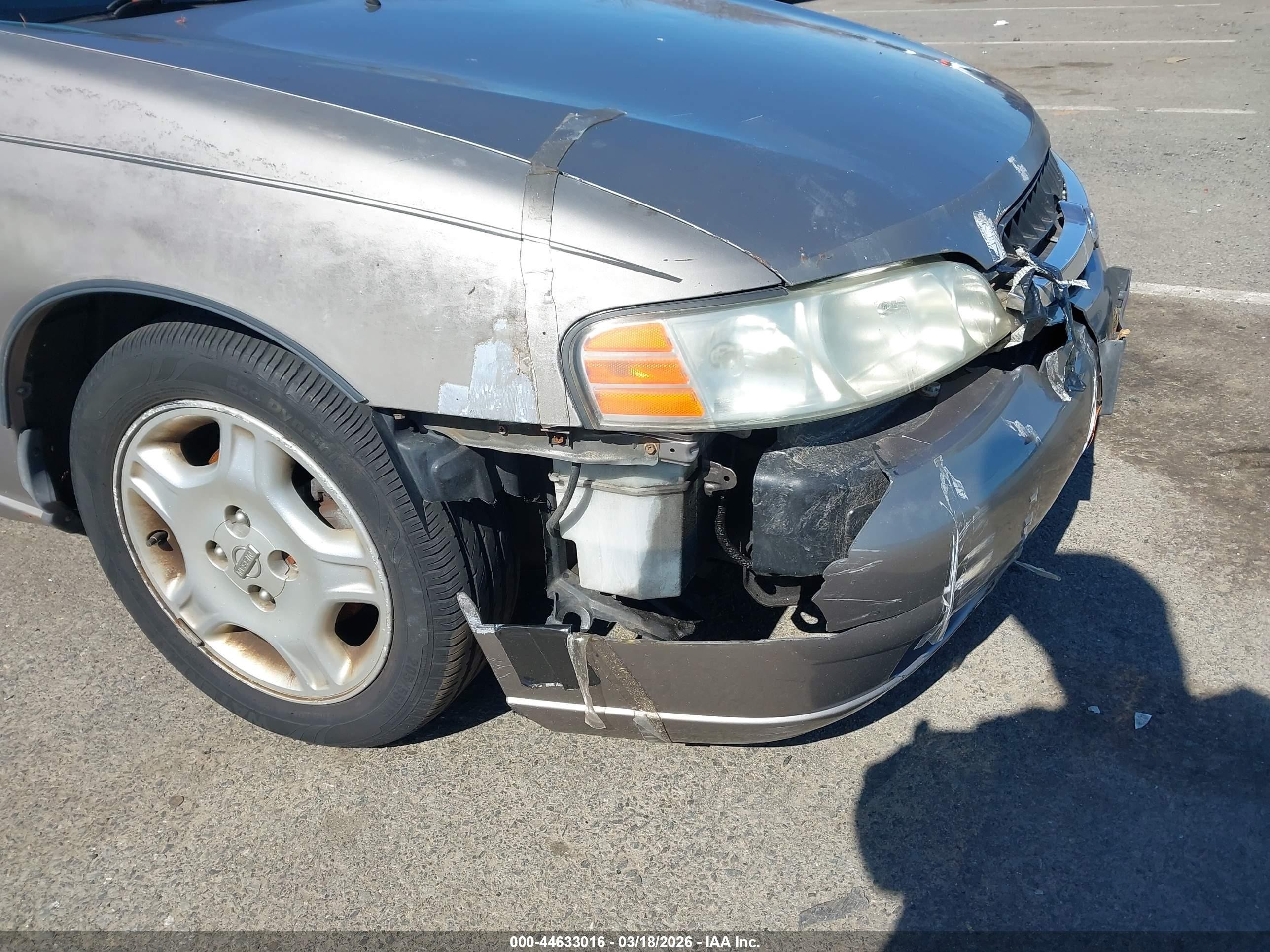 2000 Nissan Altima Gle/gxe/se/xe Silver vin: 1N4DL01D2YC193620