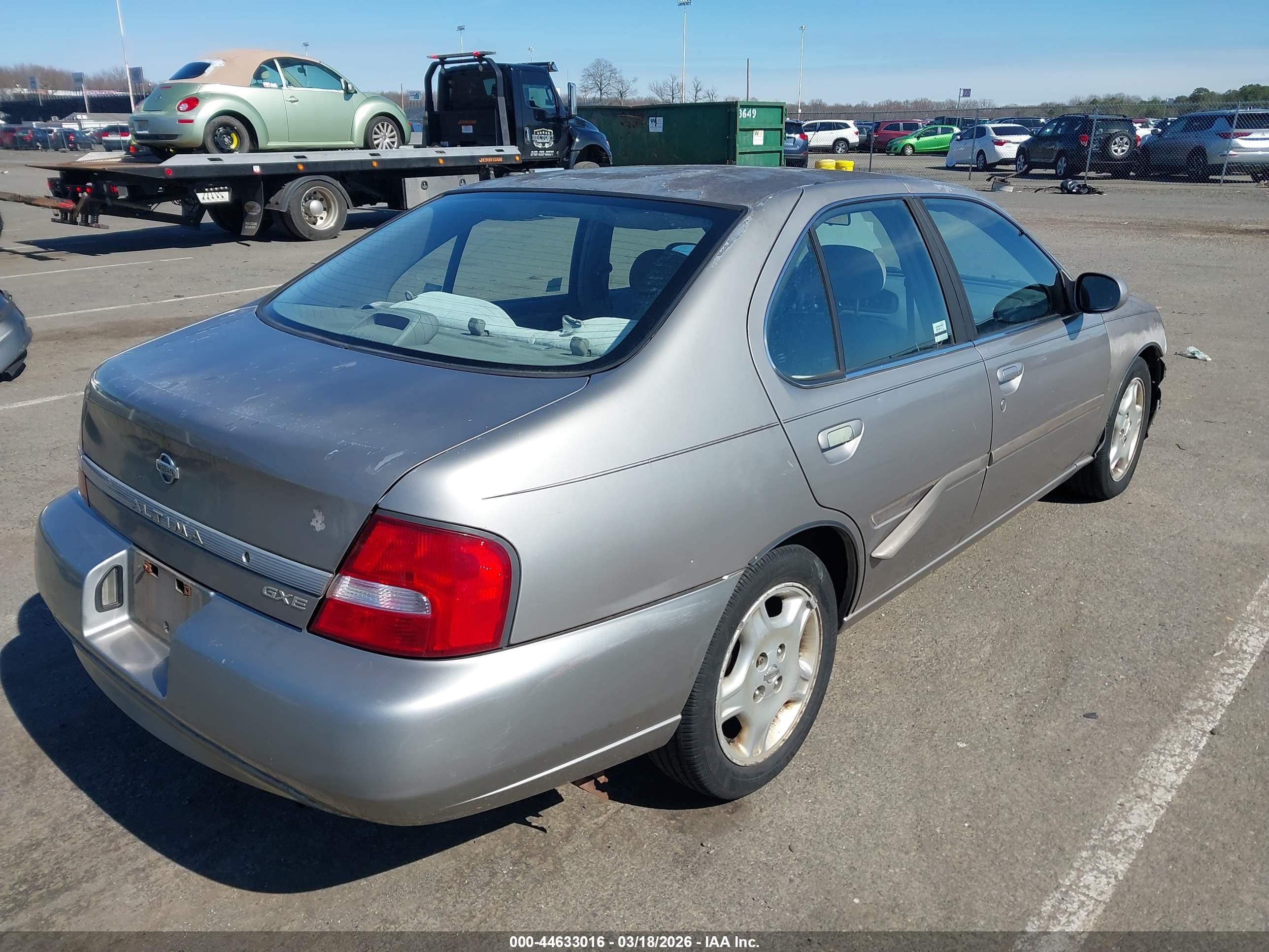 2000 Nissan Altima Gle/gxe/se/xe Silver vin: 1N4DL01D2YC193620