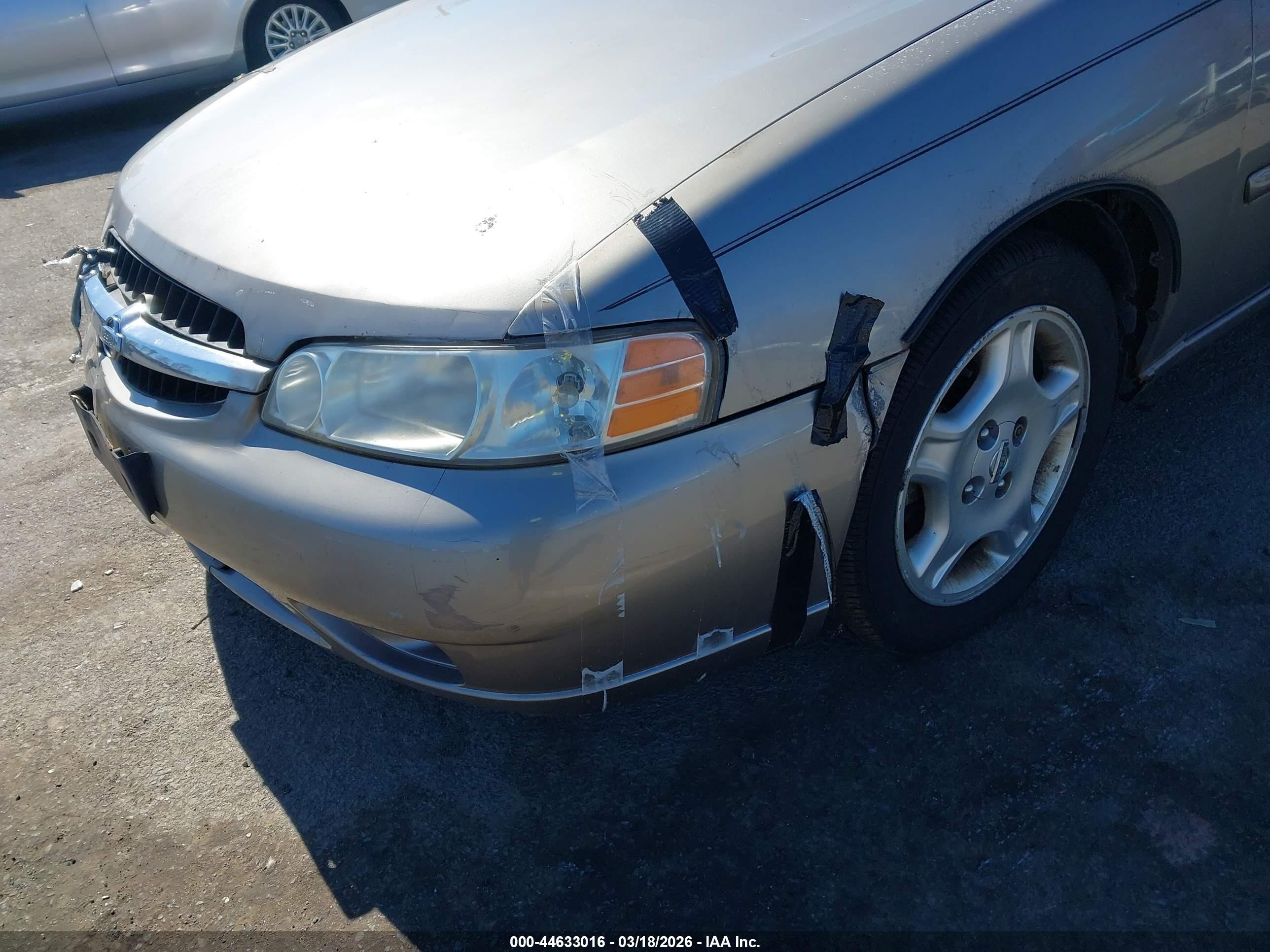 2000 Nissan Altima Gle/gxe/se/xe Silver vin: 1N4DL01D2YC193620