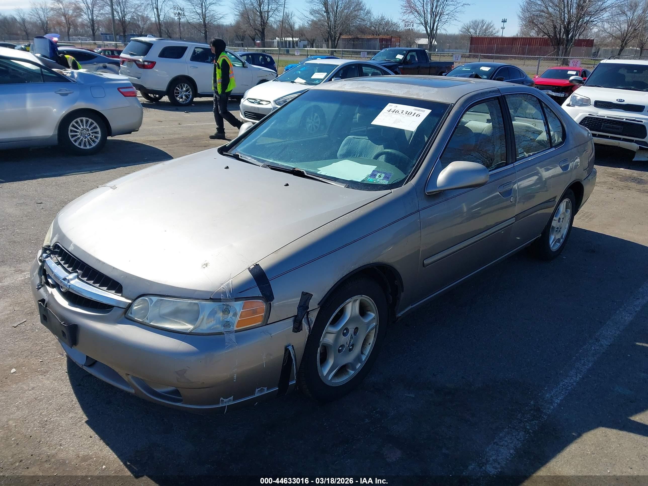 2000 Nissan Altima Gle/gxe/se/xe Silver vin: 1N4DL01D2YC193620