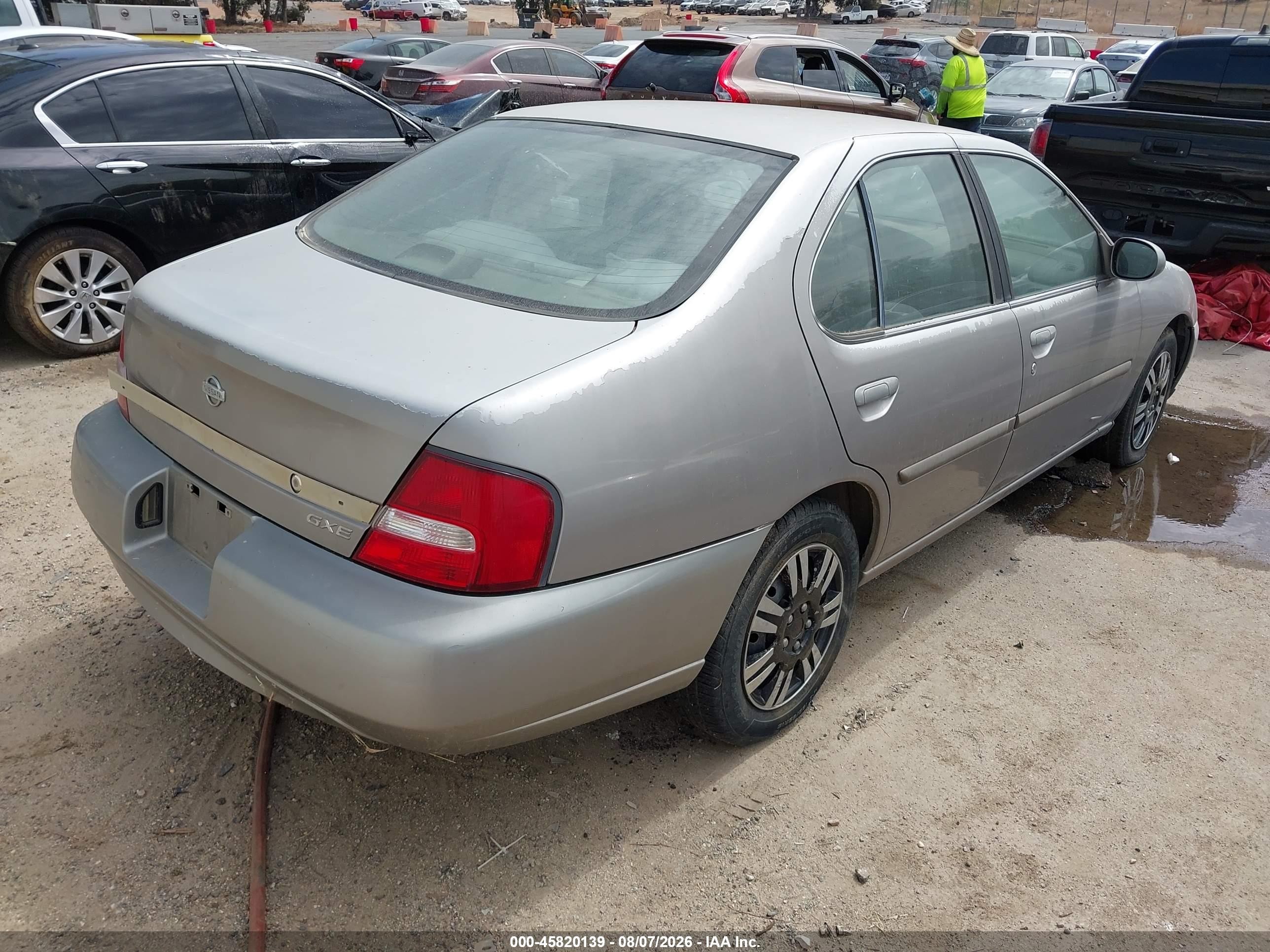 2000 Nissan Altima Gle/gxe/se/xe Silver vin: 1N4DL01D2YC246977