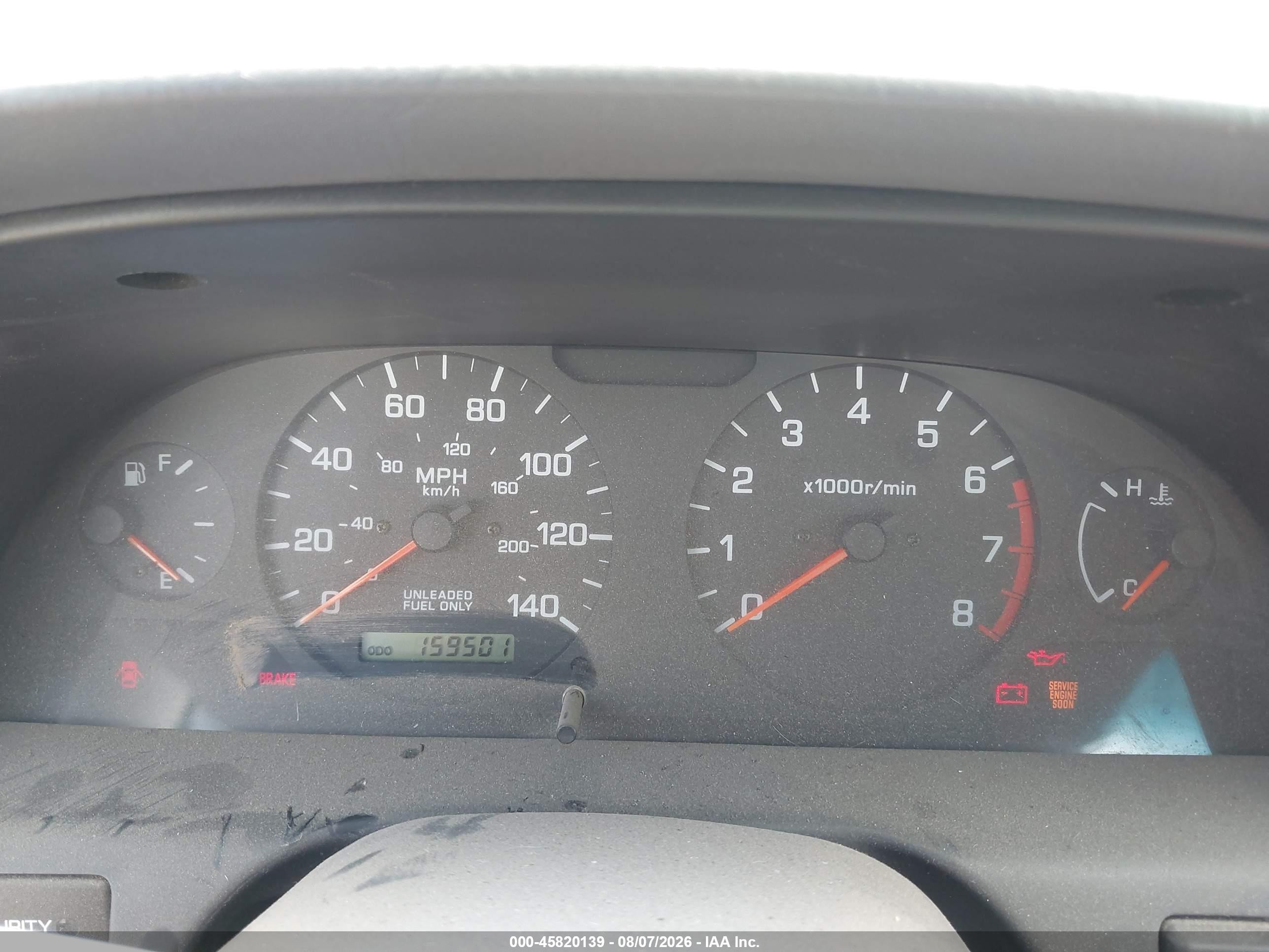2000 Nissan Altima Gle/gxe/se/xe Silver vin: 1N4DL01D2YC246977