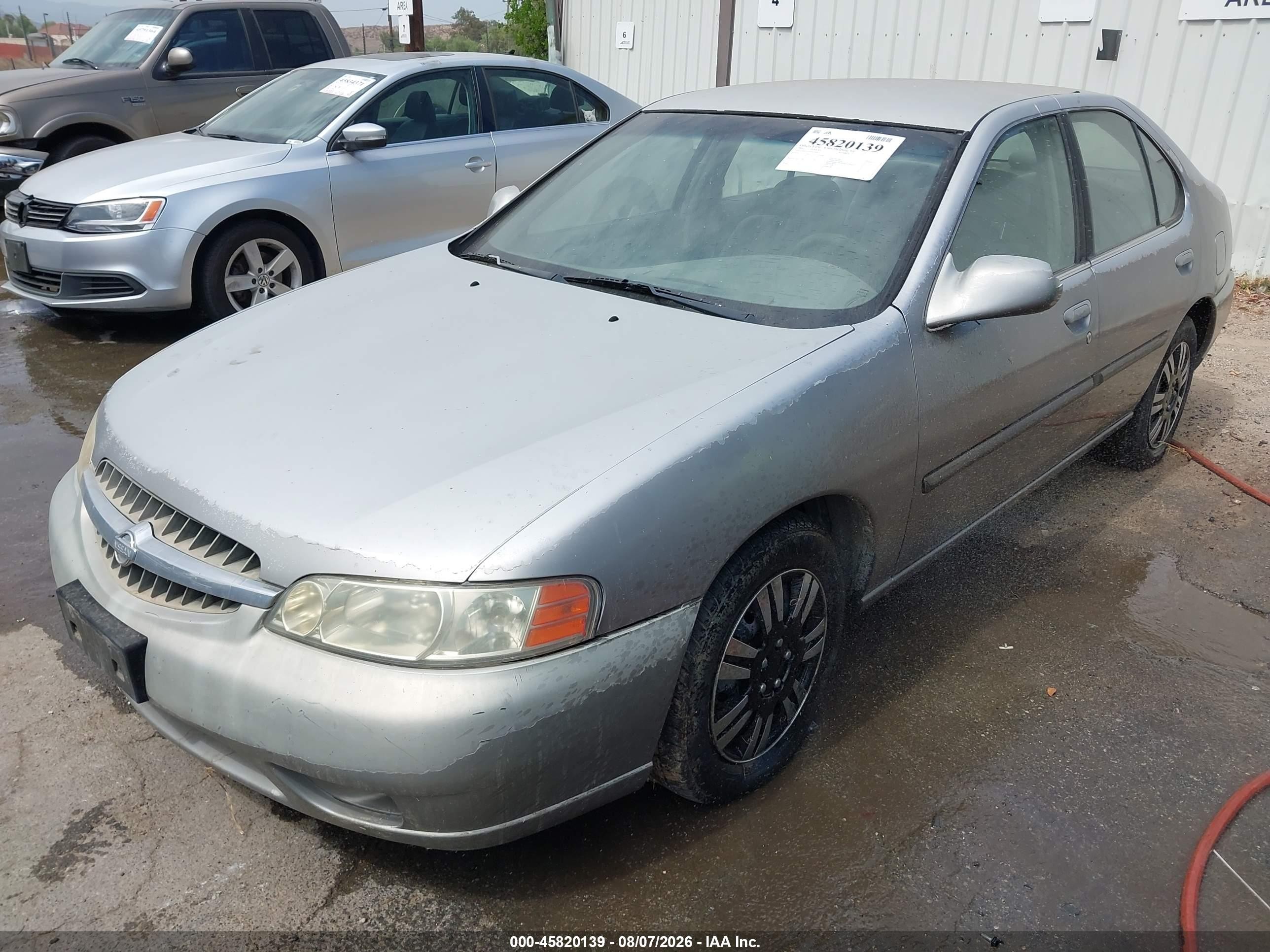 2000 Nissan Altima Gle/gxe/se/xe Silver vin: 1N4DL01D2YC246977
