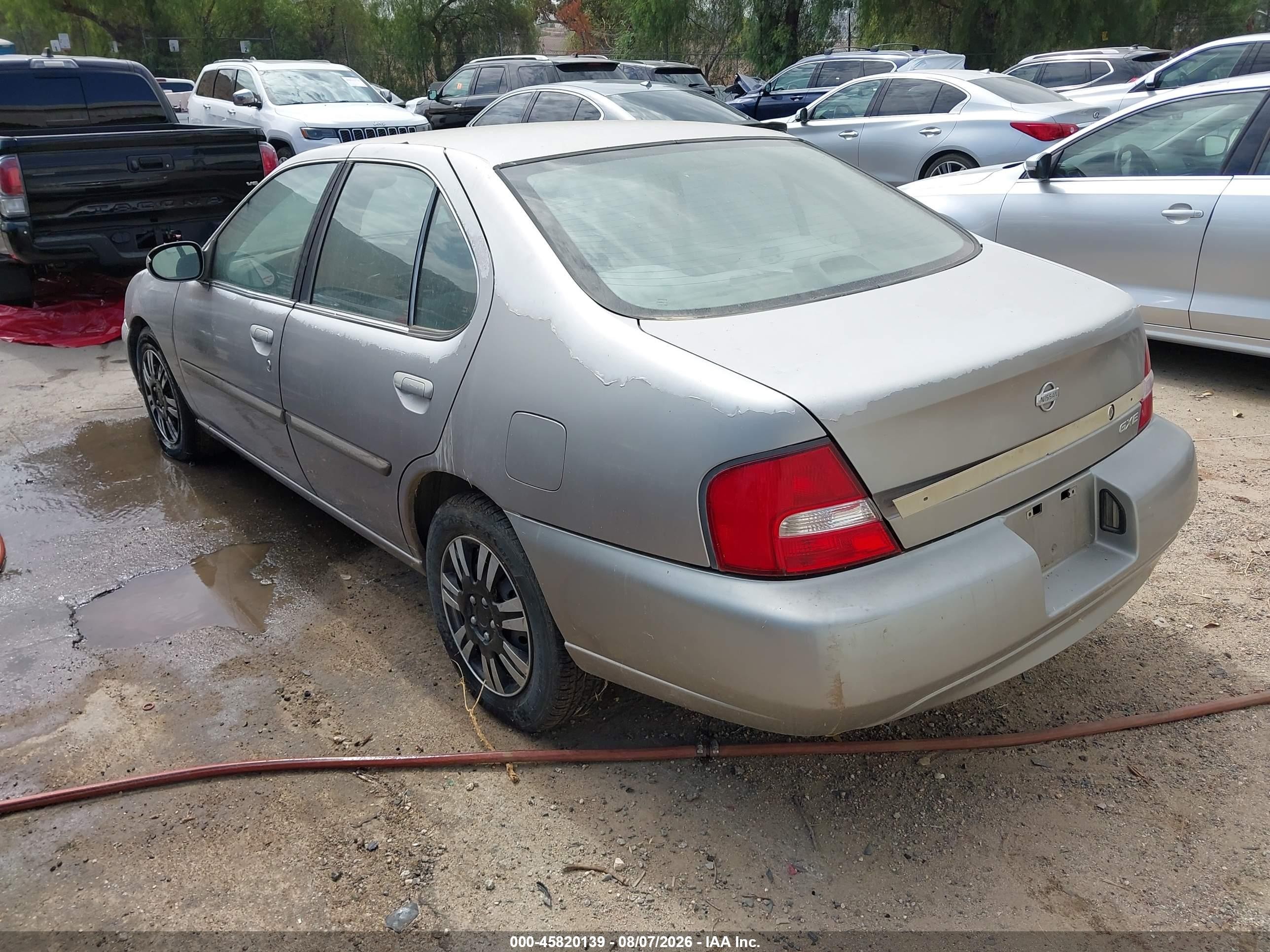 2000 Nissan Altima Gle/gxe/se/xe Silver vin: 1N4DL01D2YC246977