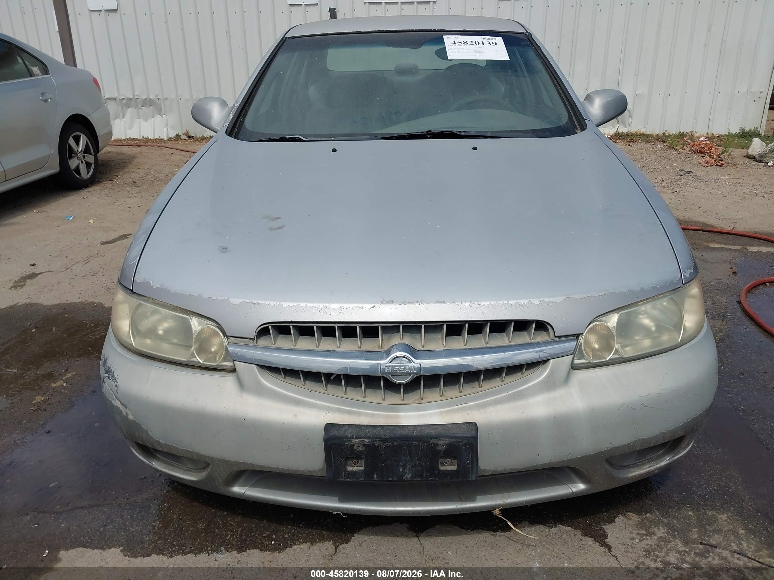 2000 Nissan Altima Gle/gxe/se/xe Silver vin: 1N4DL01D2YC246977