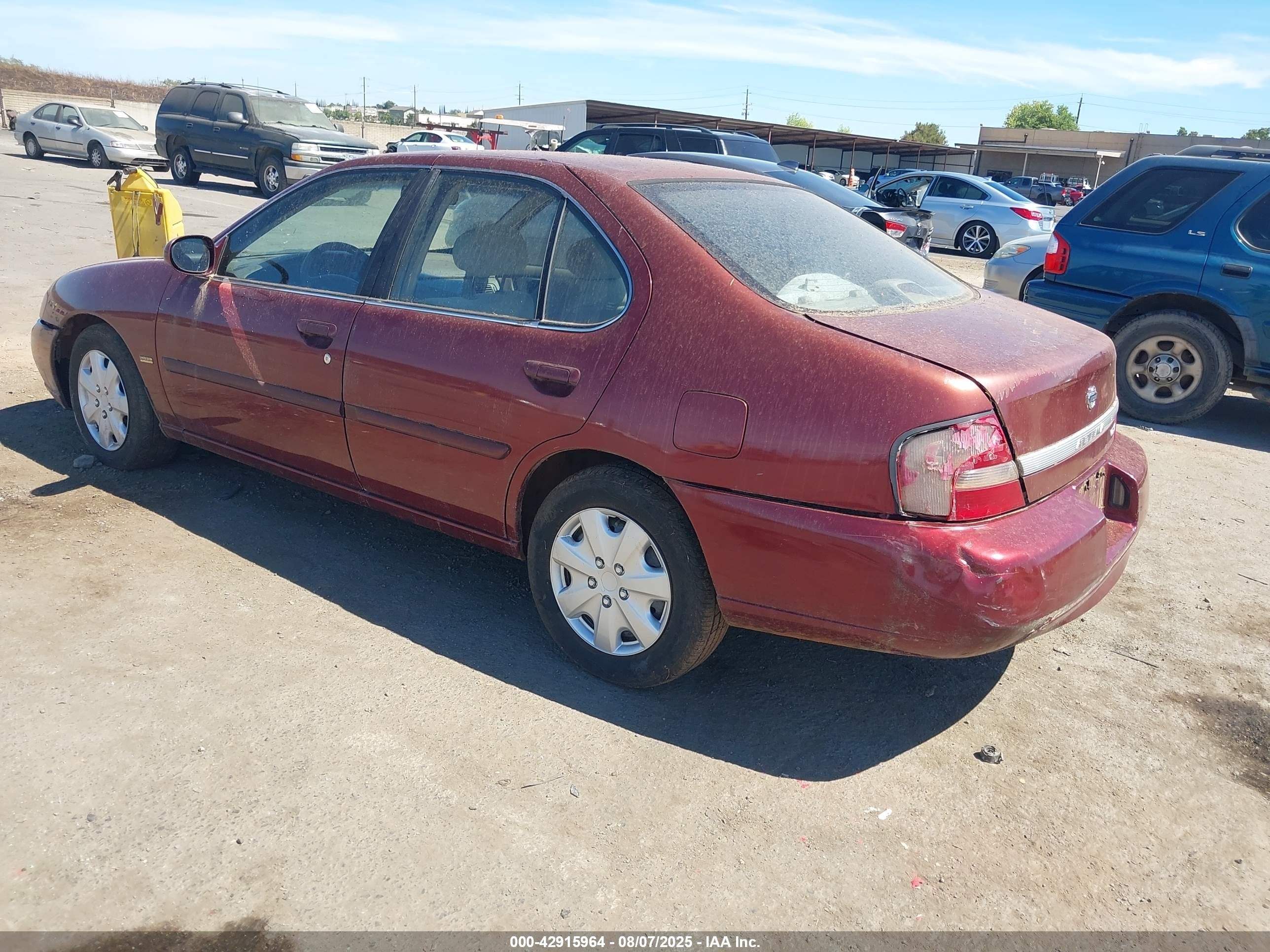2001 Nissan Altima Gxe Red vin: 1N4DL01D31C151446