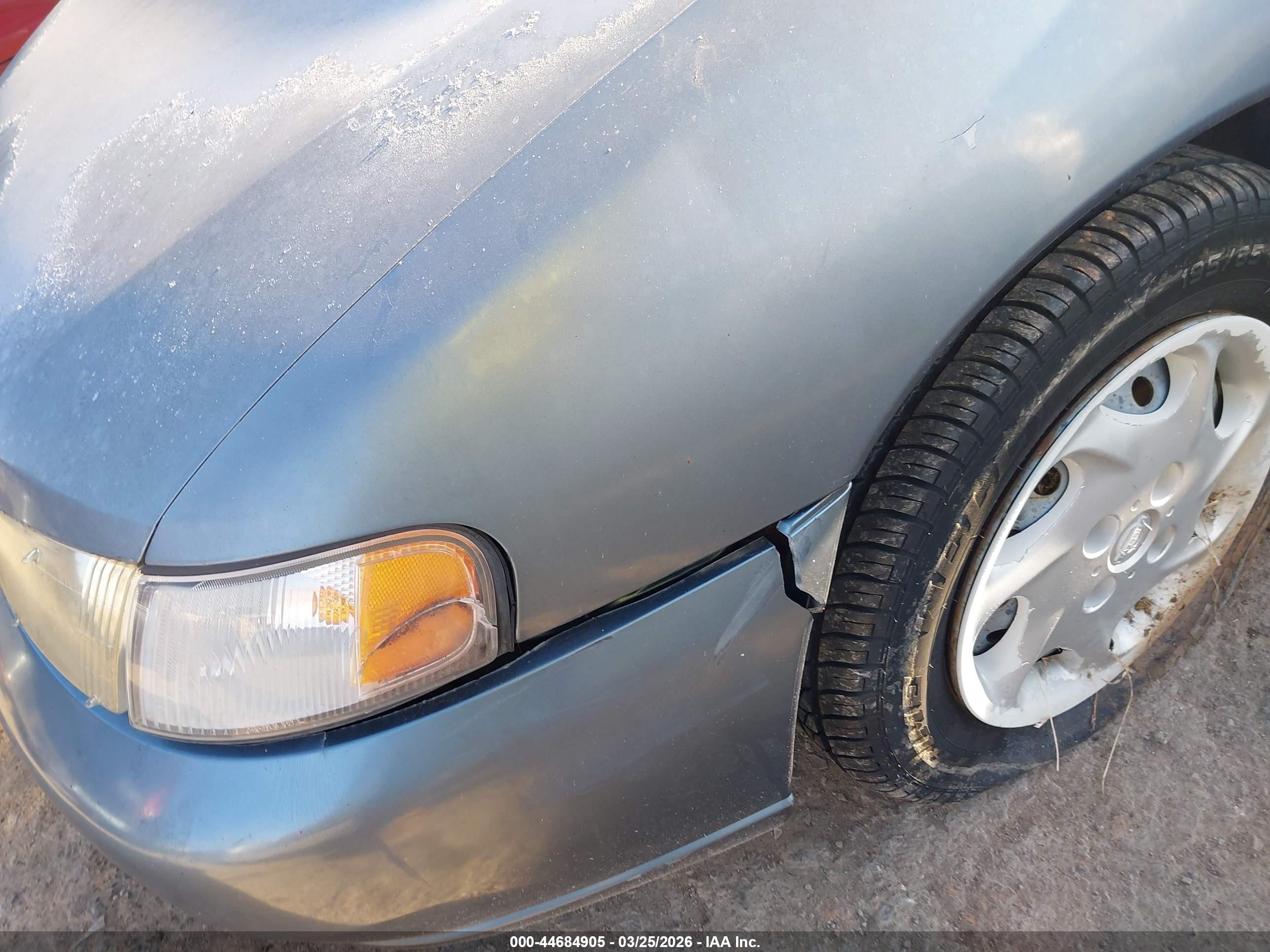 1999 Nissan Altima Gle/gxe/se/se-l/xe Gray vin: 1N4DL01D3XC267500