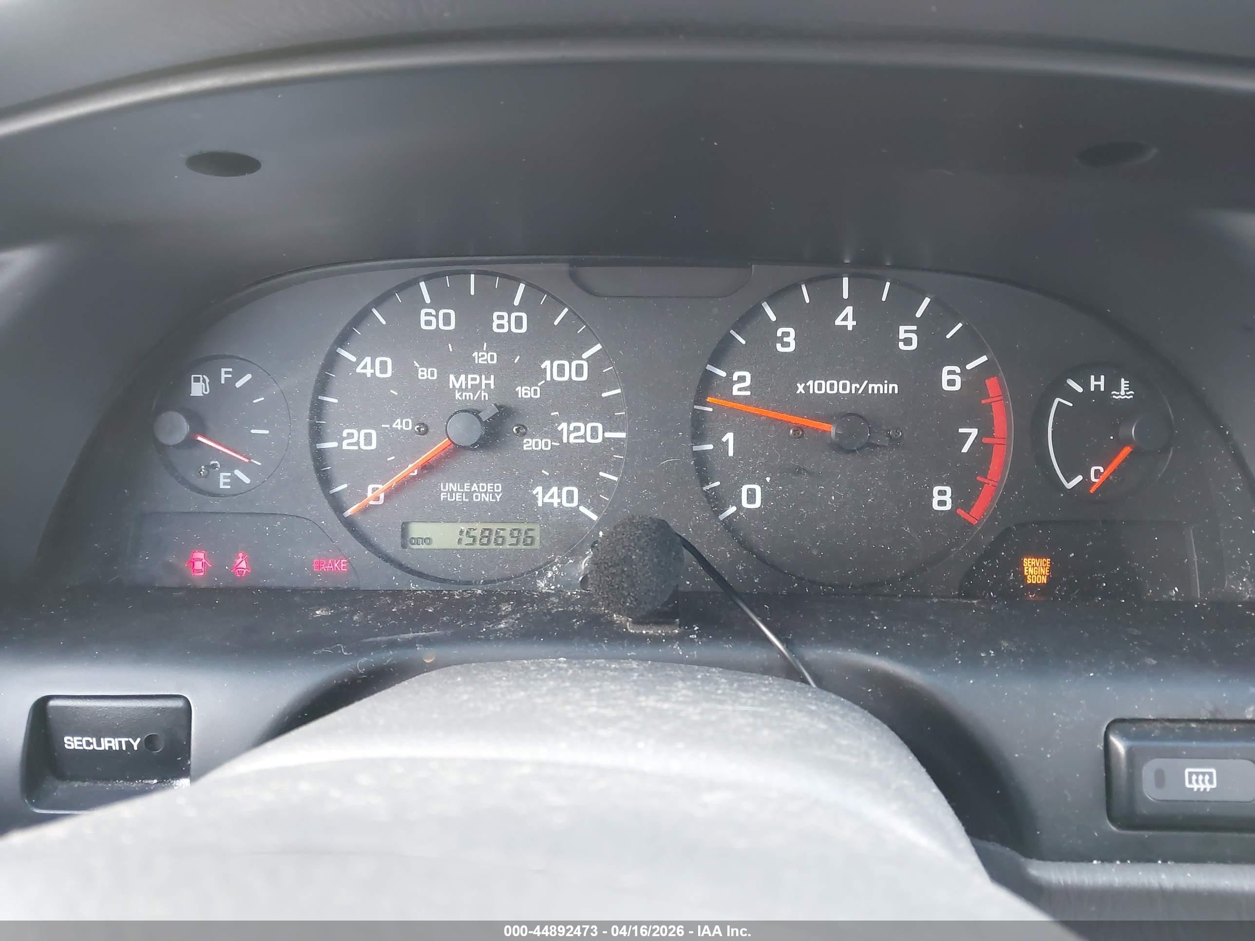 2001 Nissan Altima Gxe White vin: 1N4DL01D41C108623