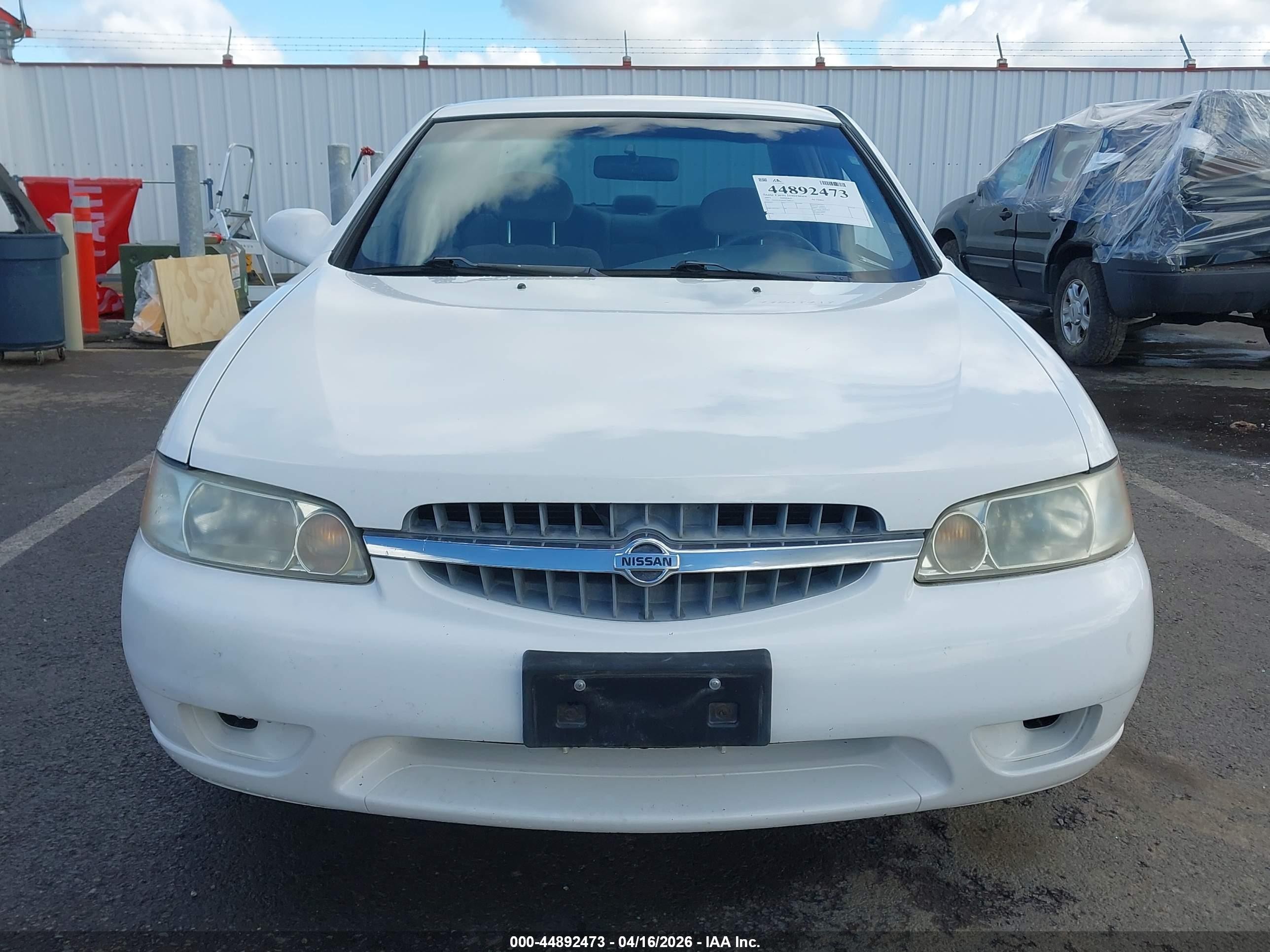 2001 Nissan Altima Gxe White vin: 1N4DL01D41C108623