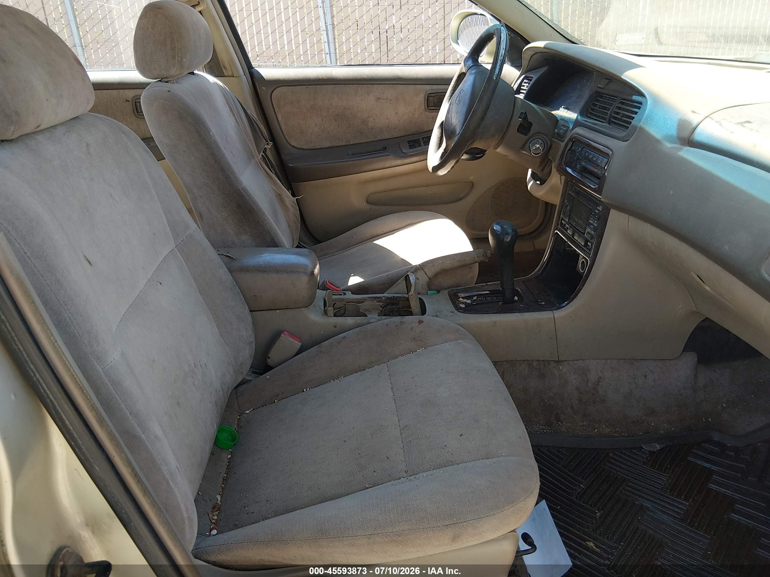 1998 Nissan Altima Gle/gxe/se/xe Золотой vin: 1N4DL01D4WC199903