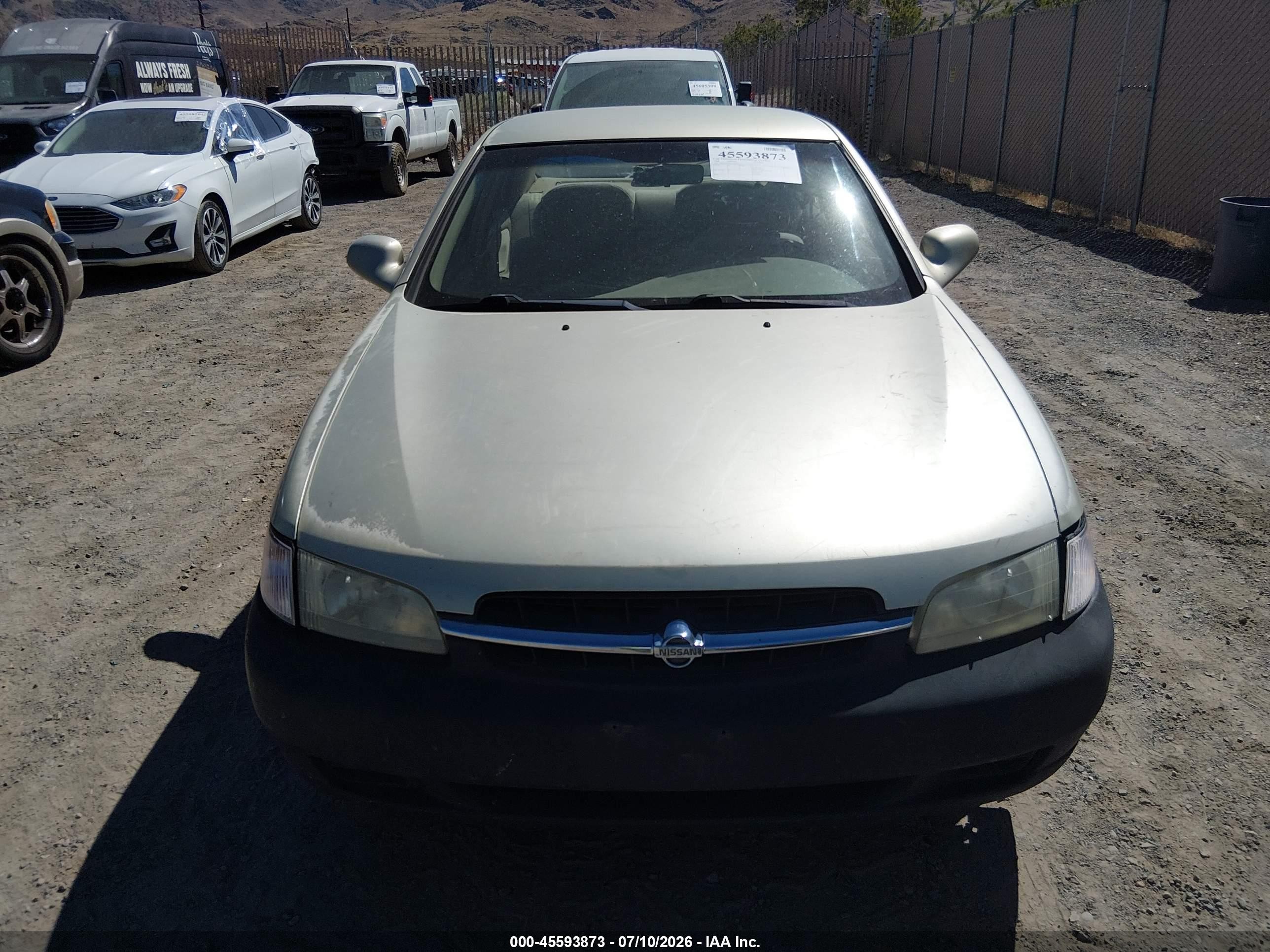 1998 Nissan Altima Gle/gxe/se/xe Золотой vin: 1N4DL01D4WC199903