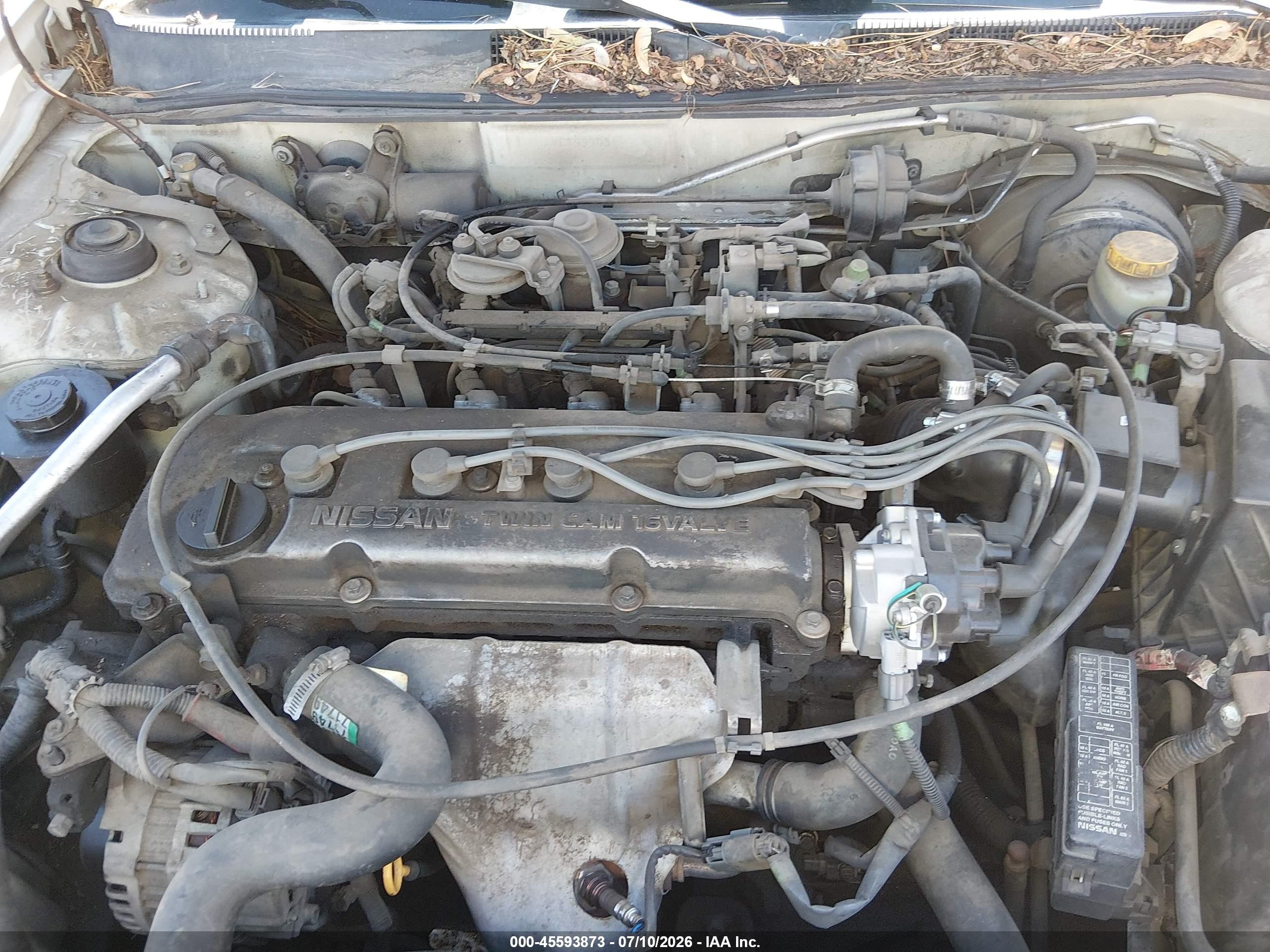 1998 Nissan Altima Gle/gxe/se/xe Золотой vin: 1N4DL01D4WC199903
