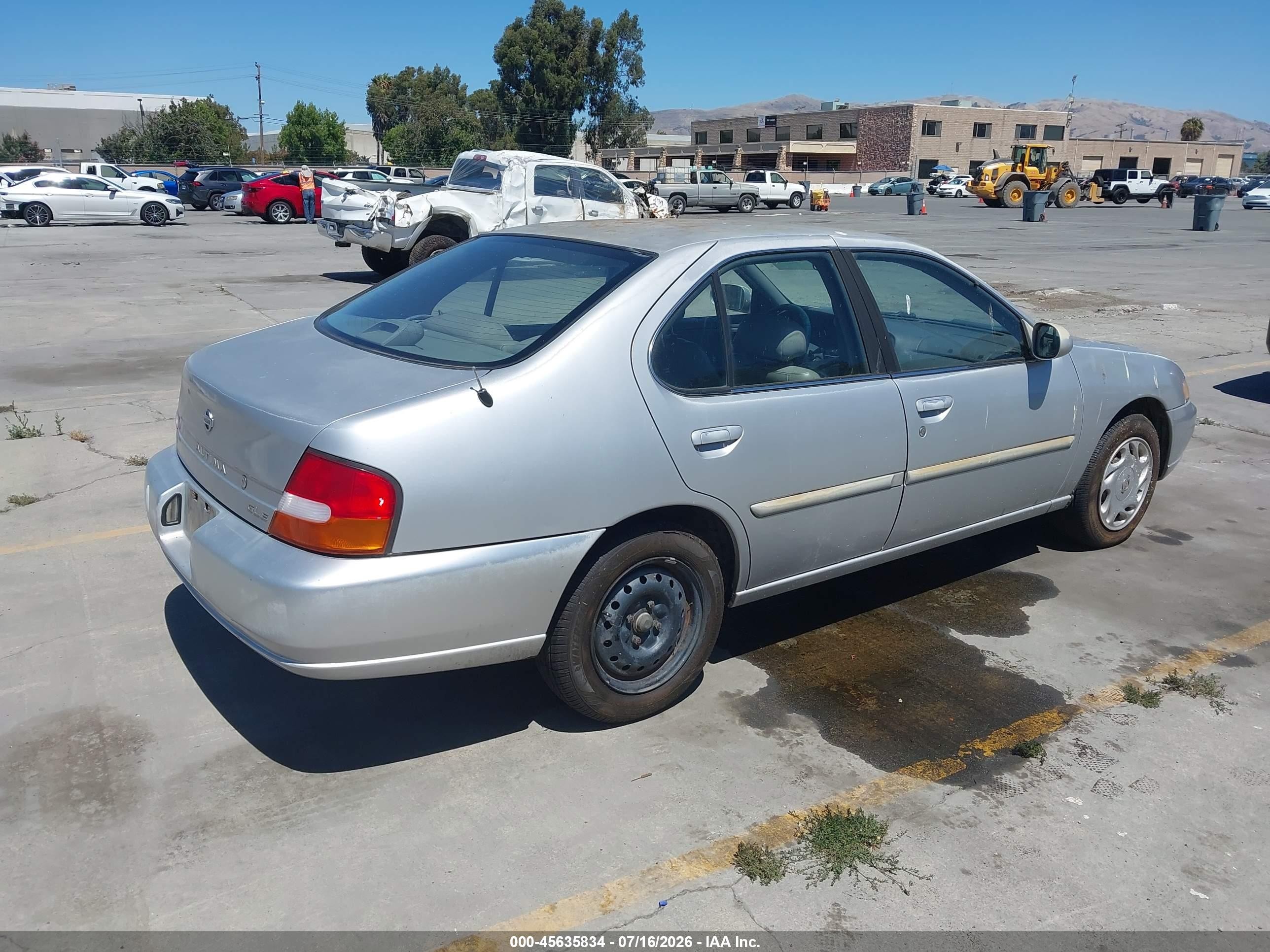 1998 Nissan Altima Gle/gxe/se/xe Silver vin: 1N4DL01D4WC225240