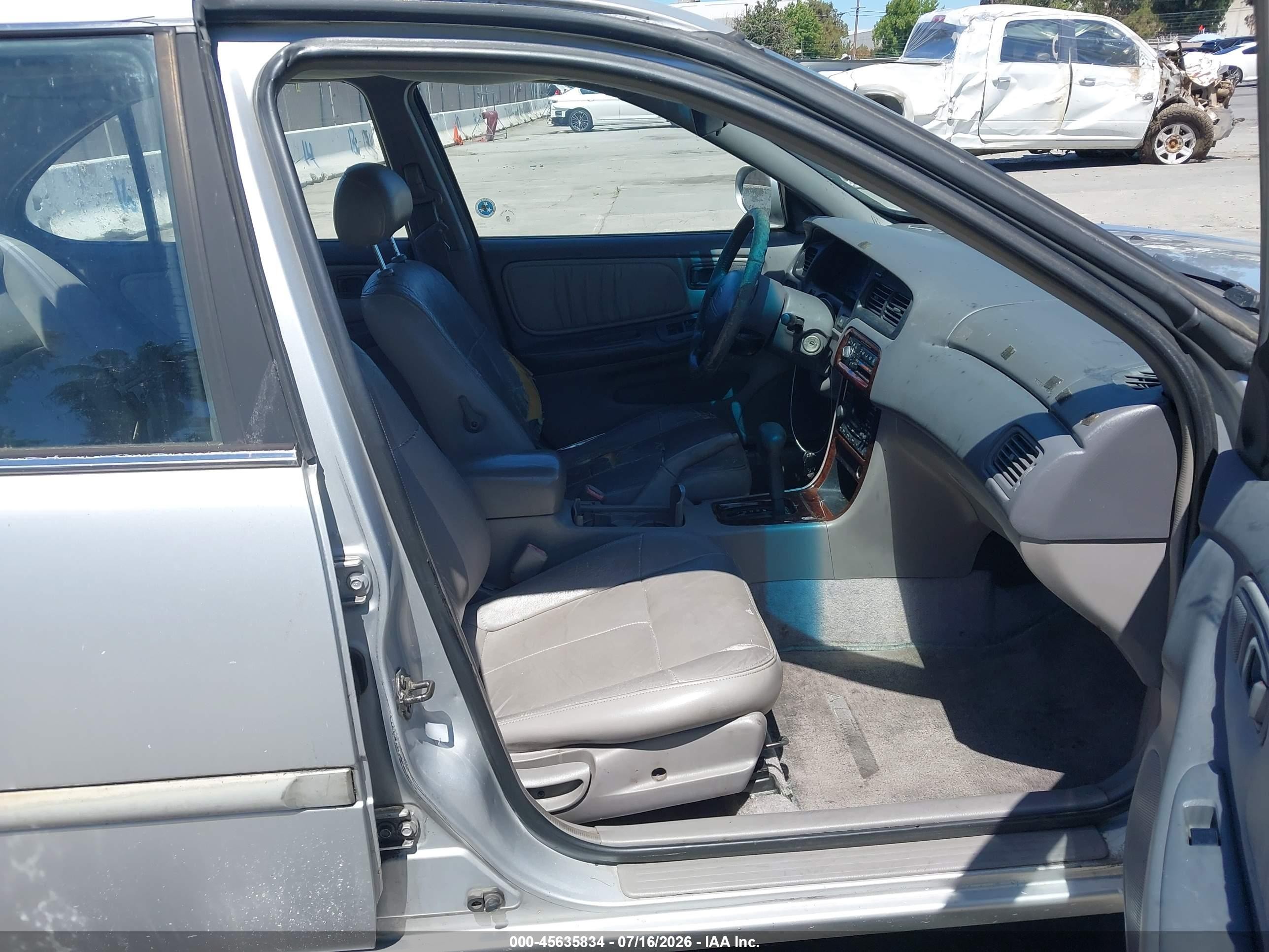 1998 Nissan Altima Gle/gxe/se/xe Silver vin: 1N4DL01D4WC225240