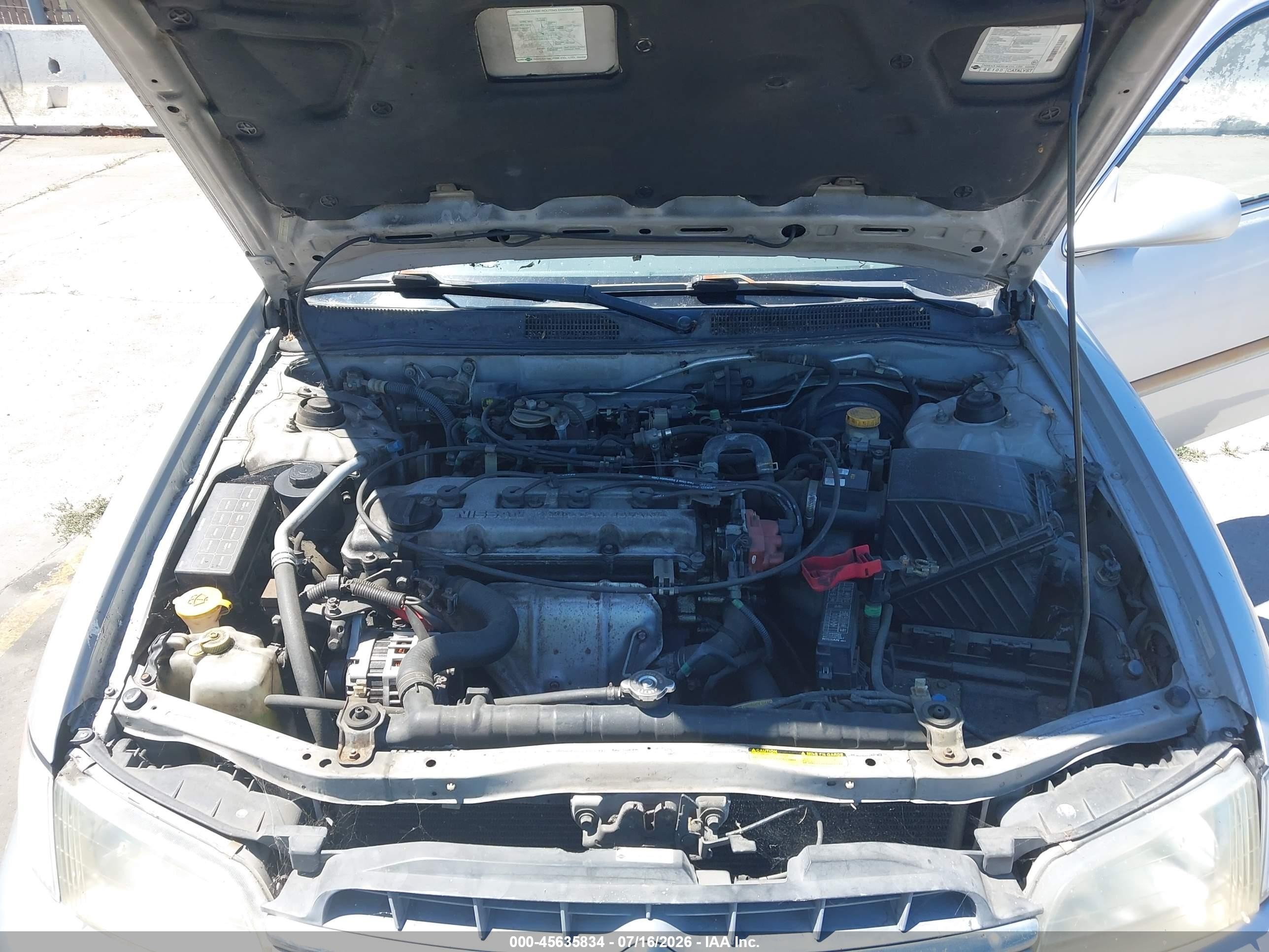 1998 Nissan Altima Gle/gxe/se/xe Silver vin: 1N4DL01D4WC225240