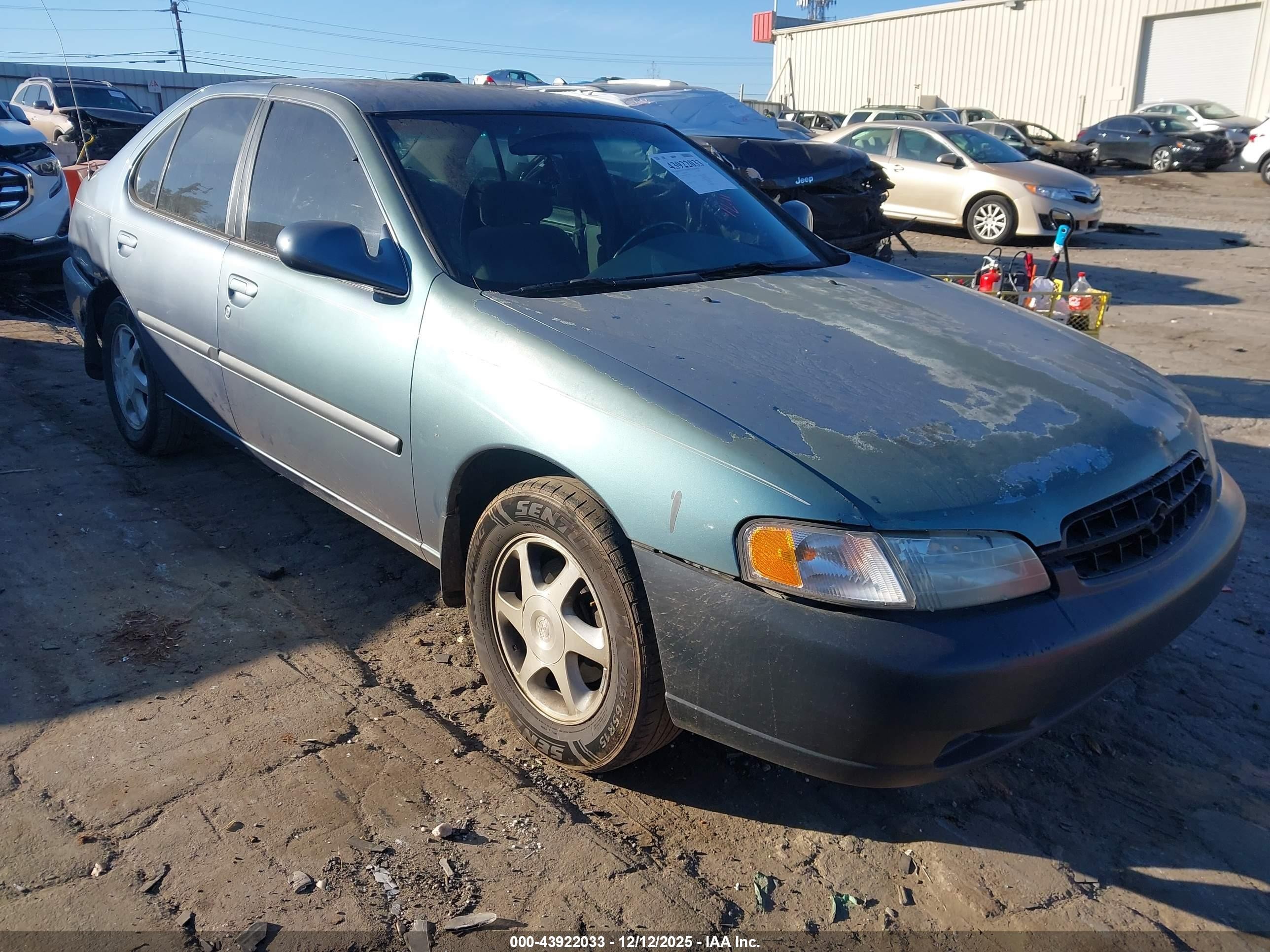 1999 Nissan Altima Gle/gxe/se/se-l/xe Teal vin: 1N4DL01D4XC133854