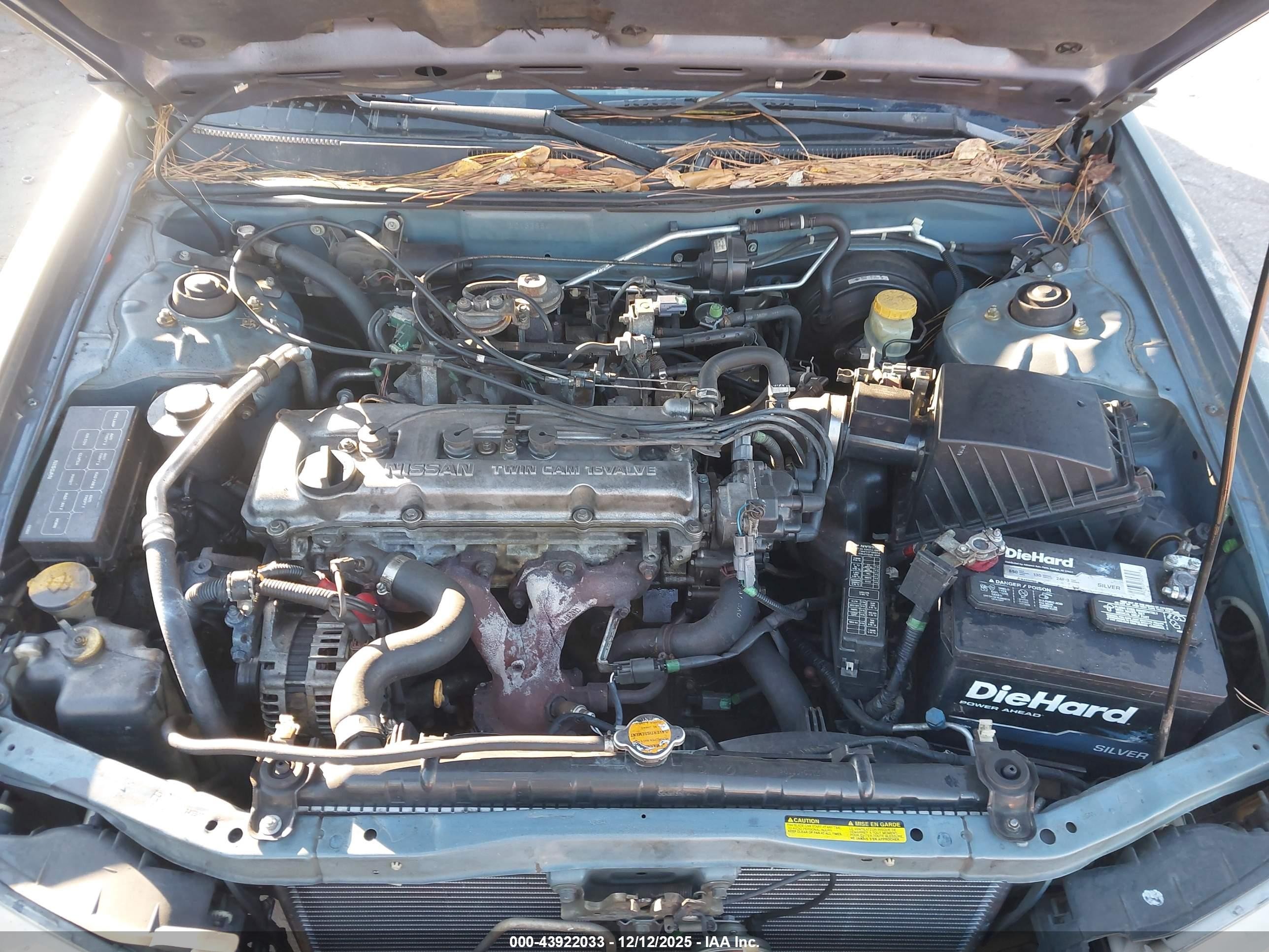 1999 Nissan Altima Gle/gxe/se/se-l/xe Teal vin: 1N4DL01D4XC133854