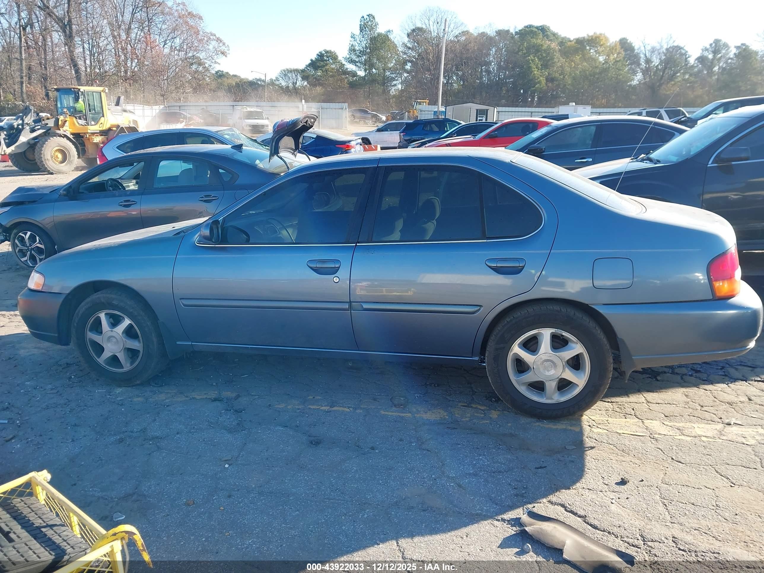1999 Nissan Altima Gle/gxe/se/se-l/xe Teal vin: 1N4DL01D4XC133854