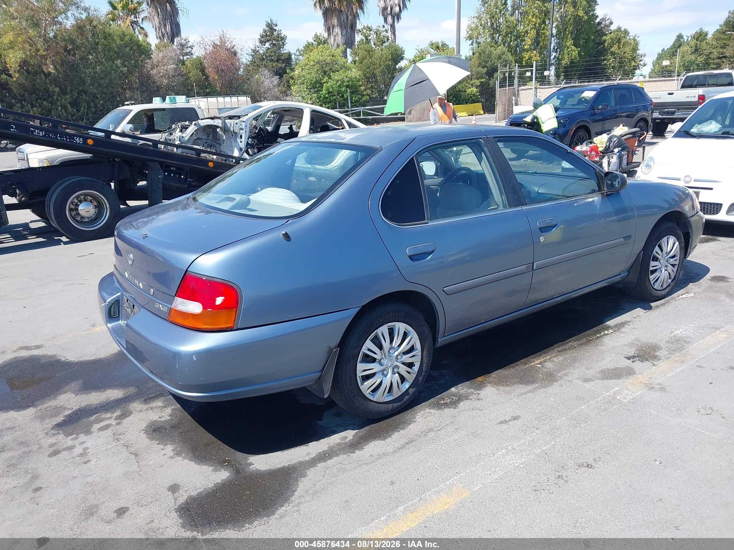 1999 Nissan Altima Gle/gxe/se/se-l/xe Blue vin: 1N4DL01D4XC266727