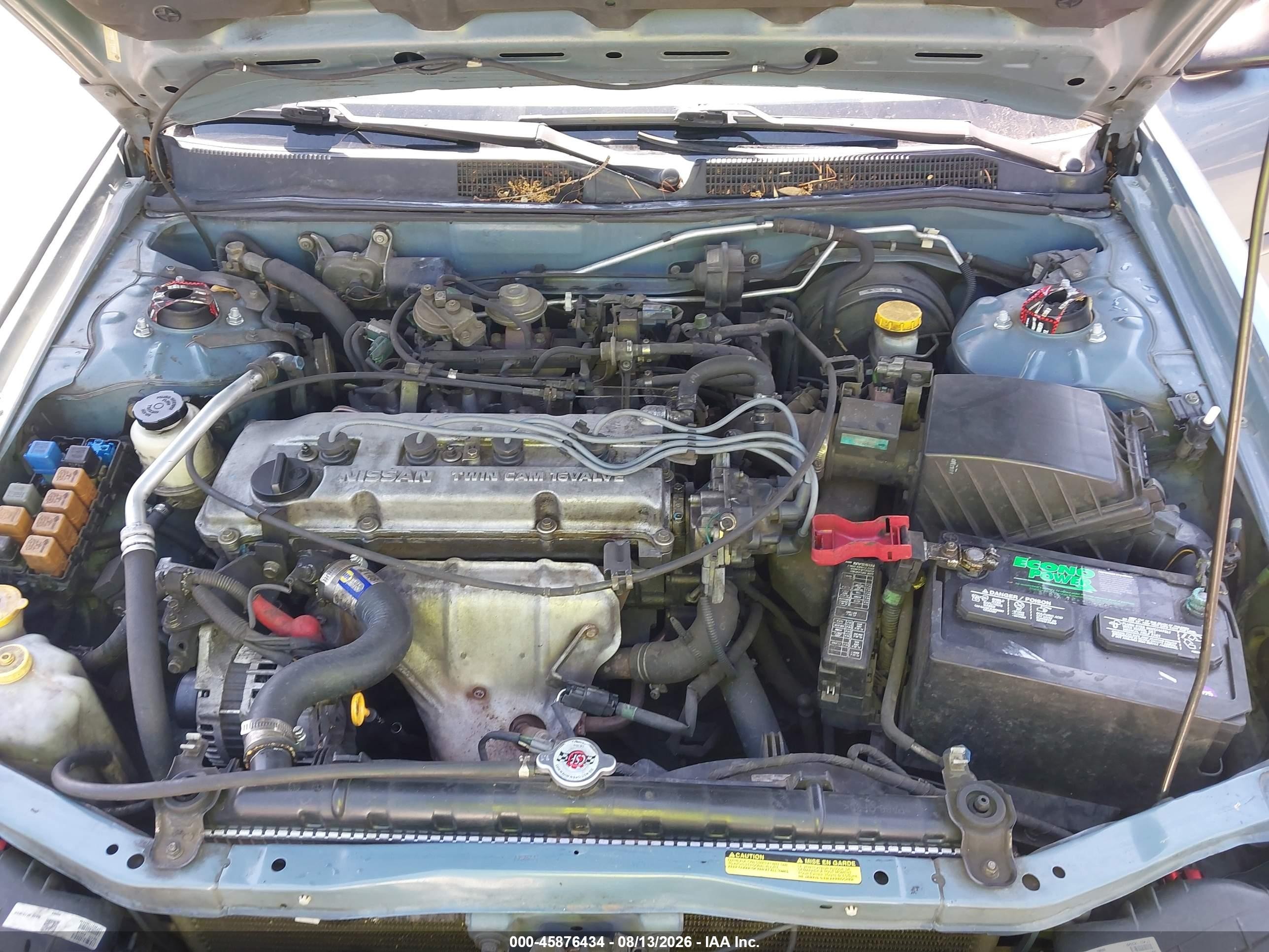 1999 Nissan Altima Gle/gxe/se/se-l/xe Blue vin: 1N4DL01D4XC266727