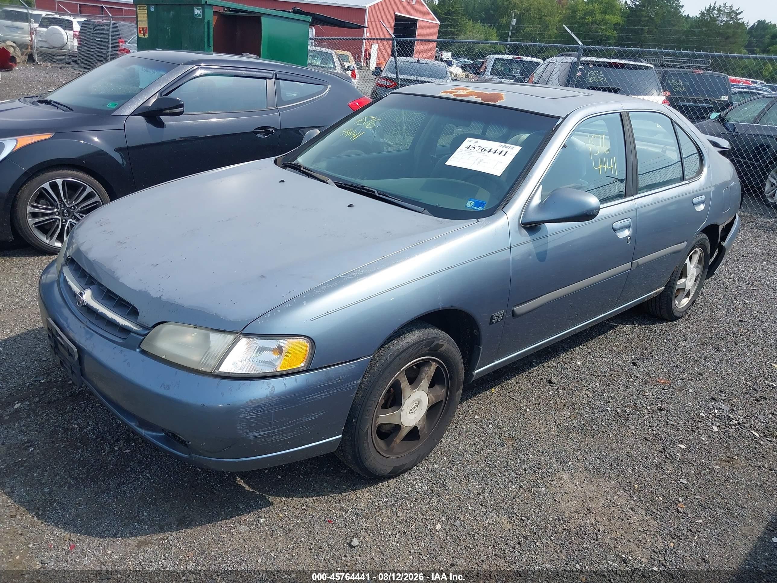 1999 Nissan Altima Gle/gxe/se/se-l/xe Light Blue vin: 1N4DL01D4XC269496