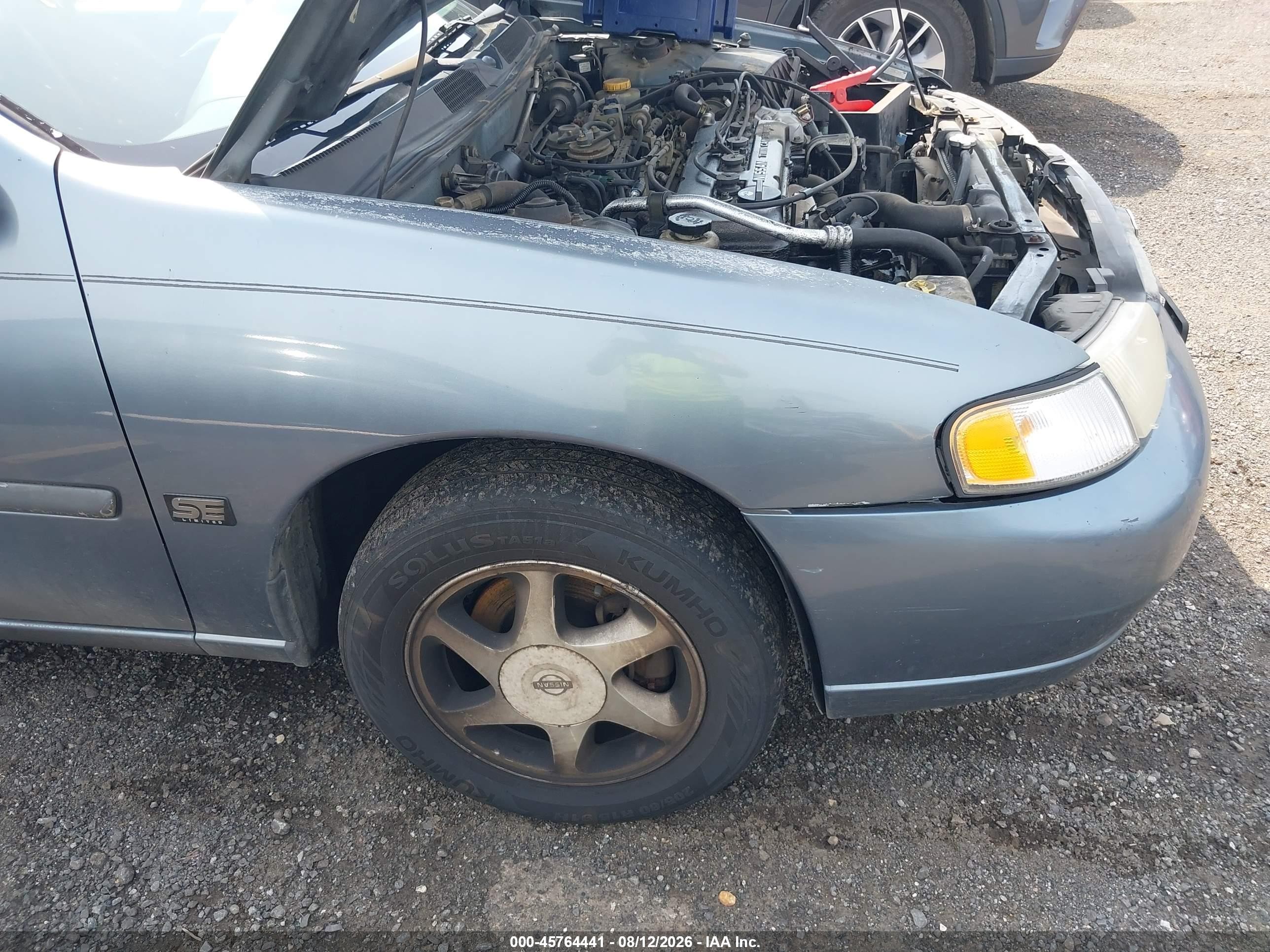 1999 Nissan Altima Gle/gxe/se/se-l/xe Light Blue vin: 1N4DL01D4XC269496