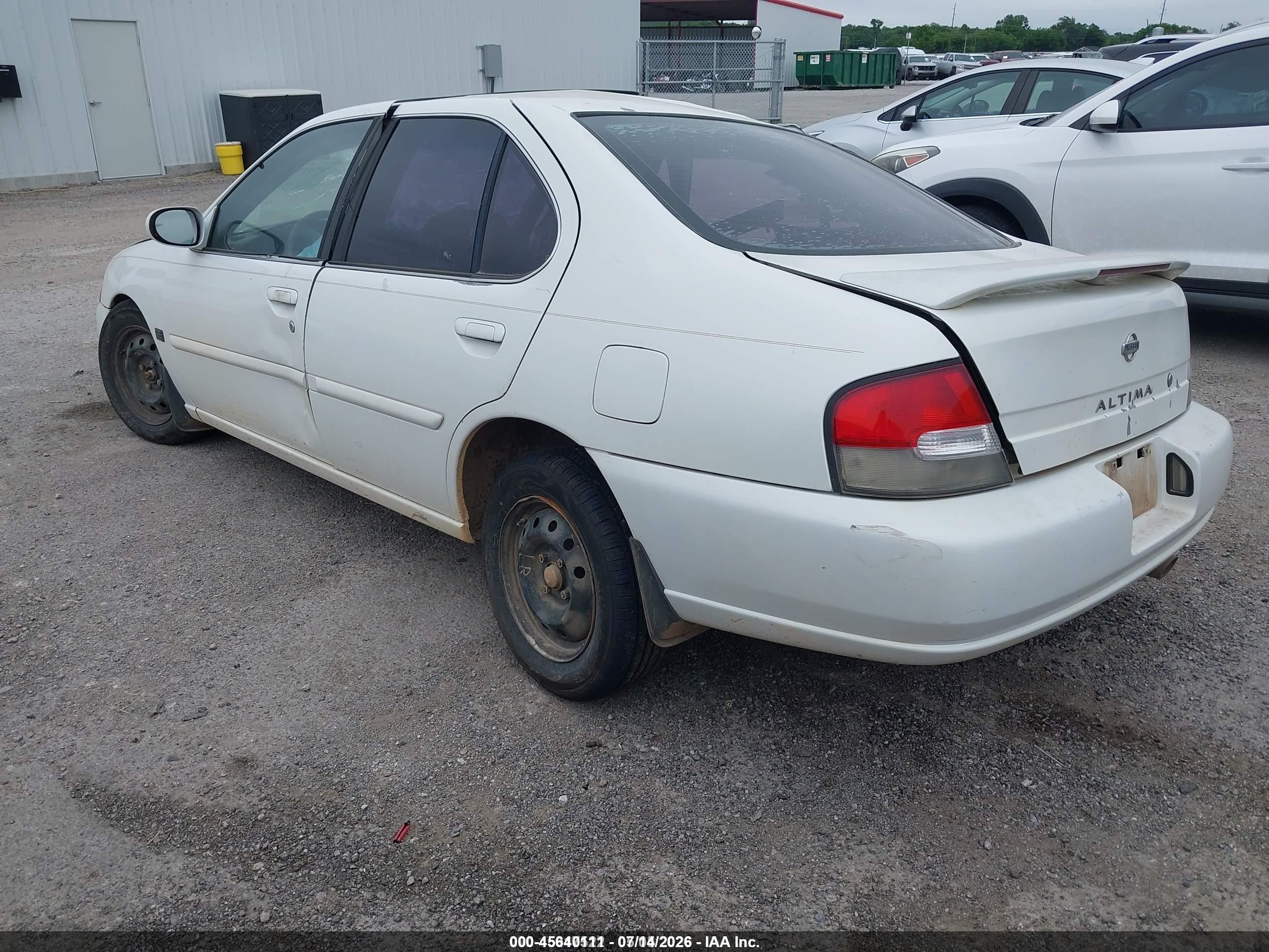 1999 Nissan Altima Gle/gxe/se/se-l/xe White vin: 1N4DL01D5XC246843