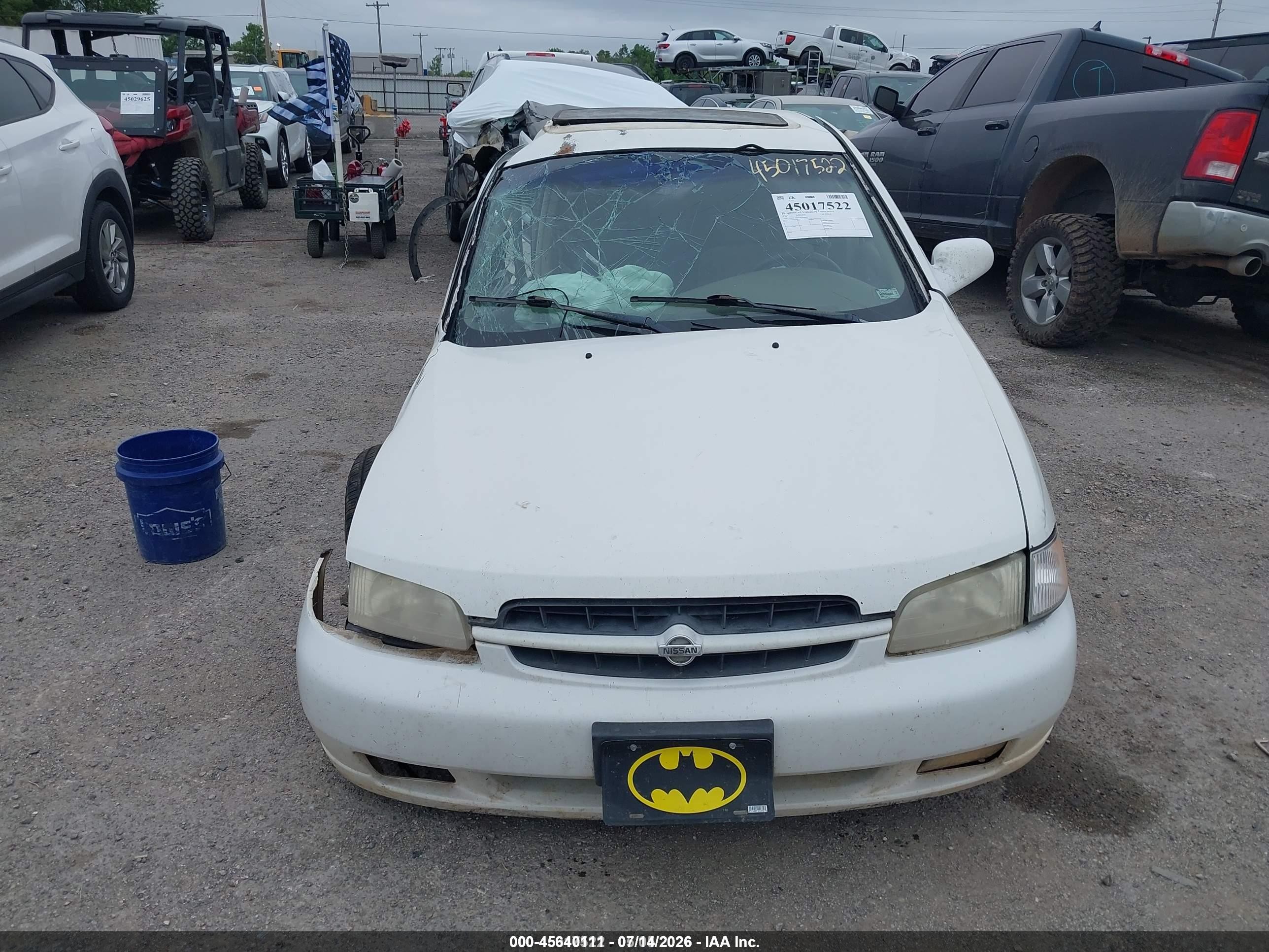 1999 Nissan Altima Gle/gxe/se/se-l/xe White vin: 1N4DL01D5XC246843