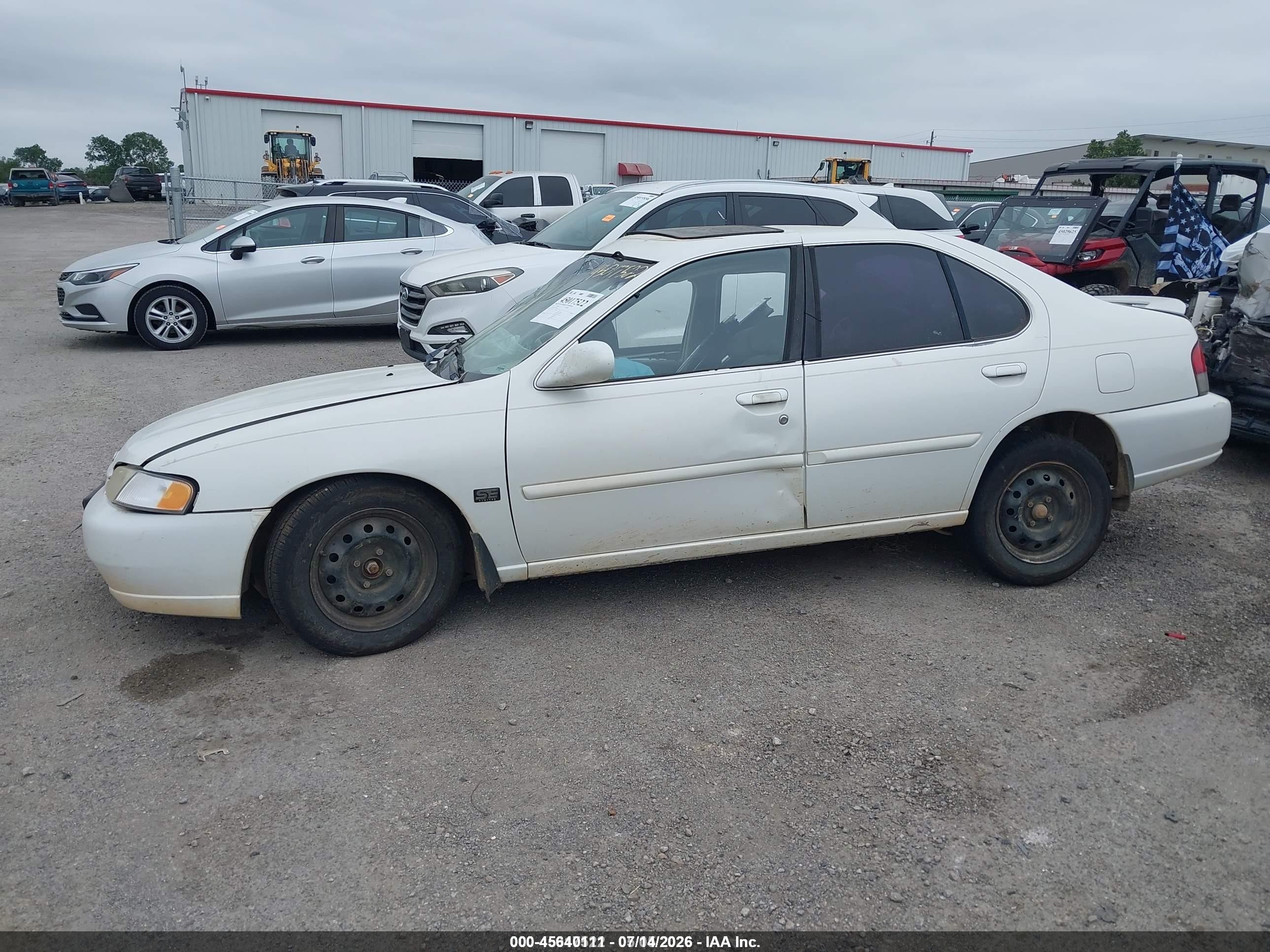 1999 Nissan Altima Gle/gxe/se/se-l/xe White vin: 1N4DL01D5XC246843
