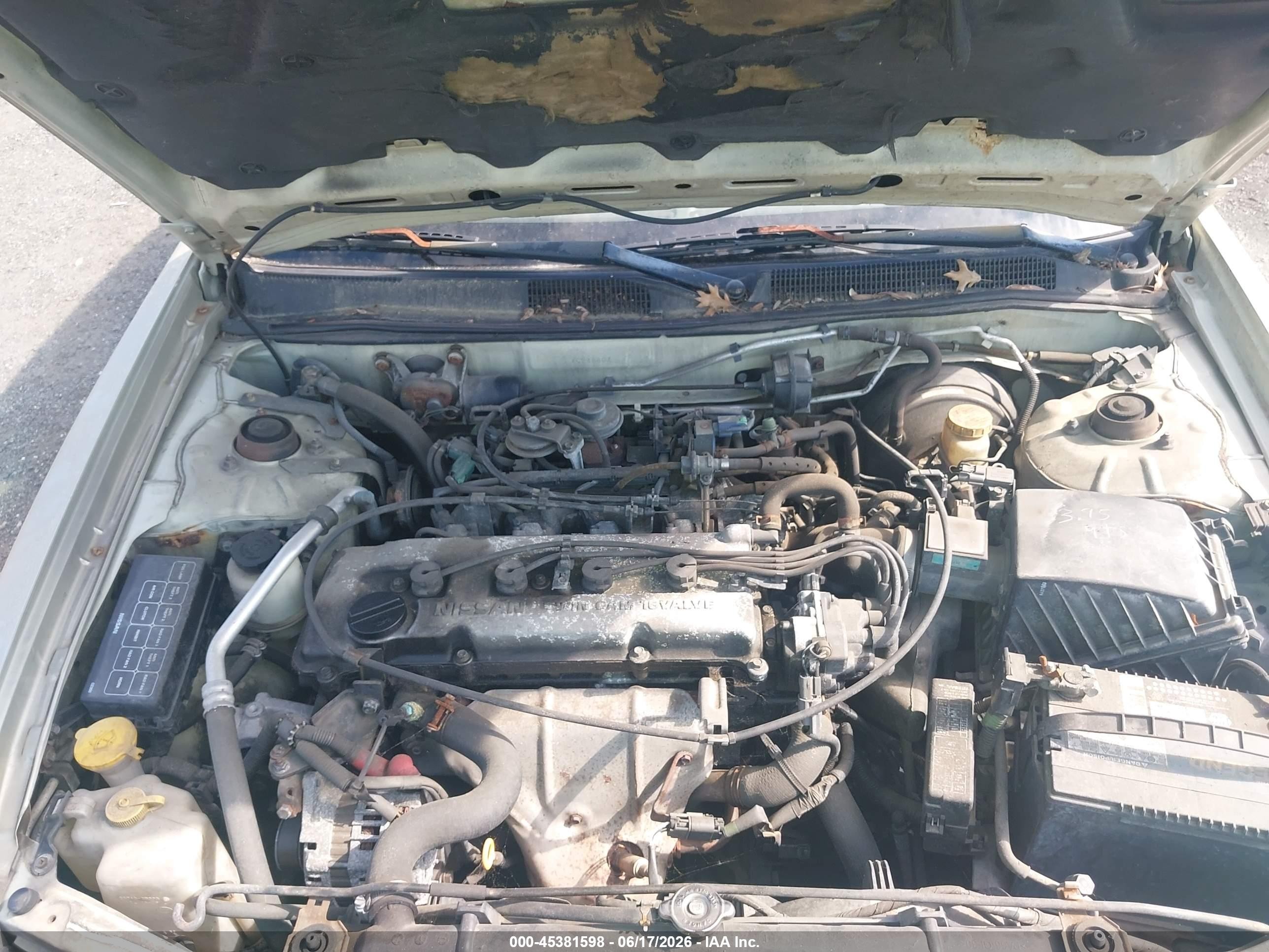 1999 Nissan Altima Gle/gxe/se/se-l/xe Gold vin: 1N4DL01D5XC248804