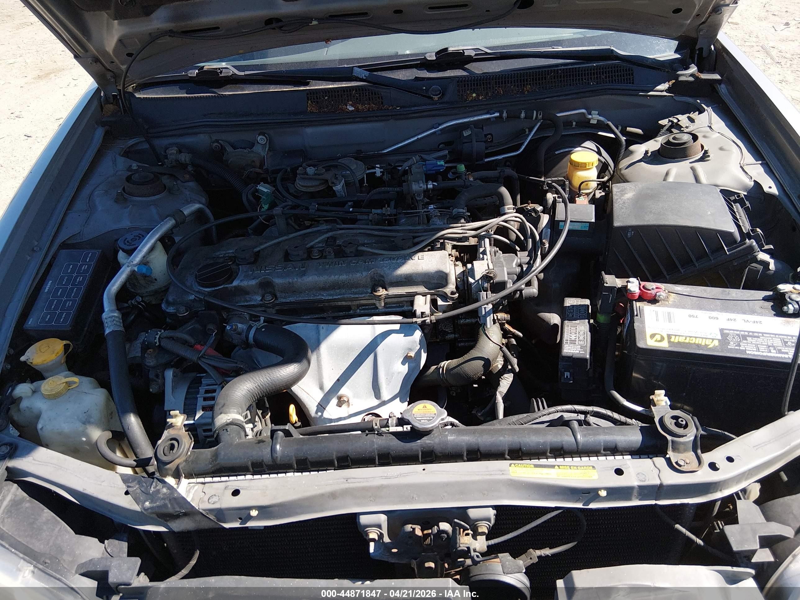 2000 Nissan Altima Gle/gxe/se/xe Gray vin: 1N4DL01D5YC200298