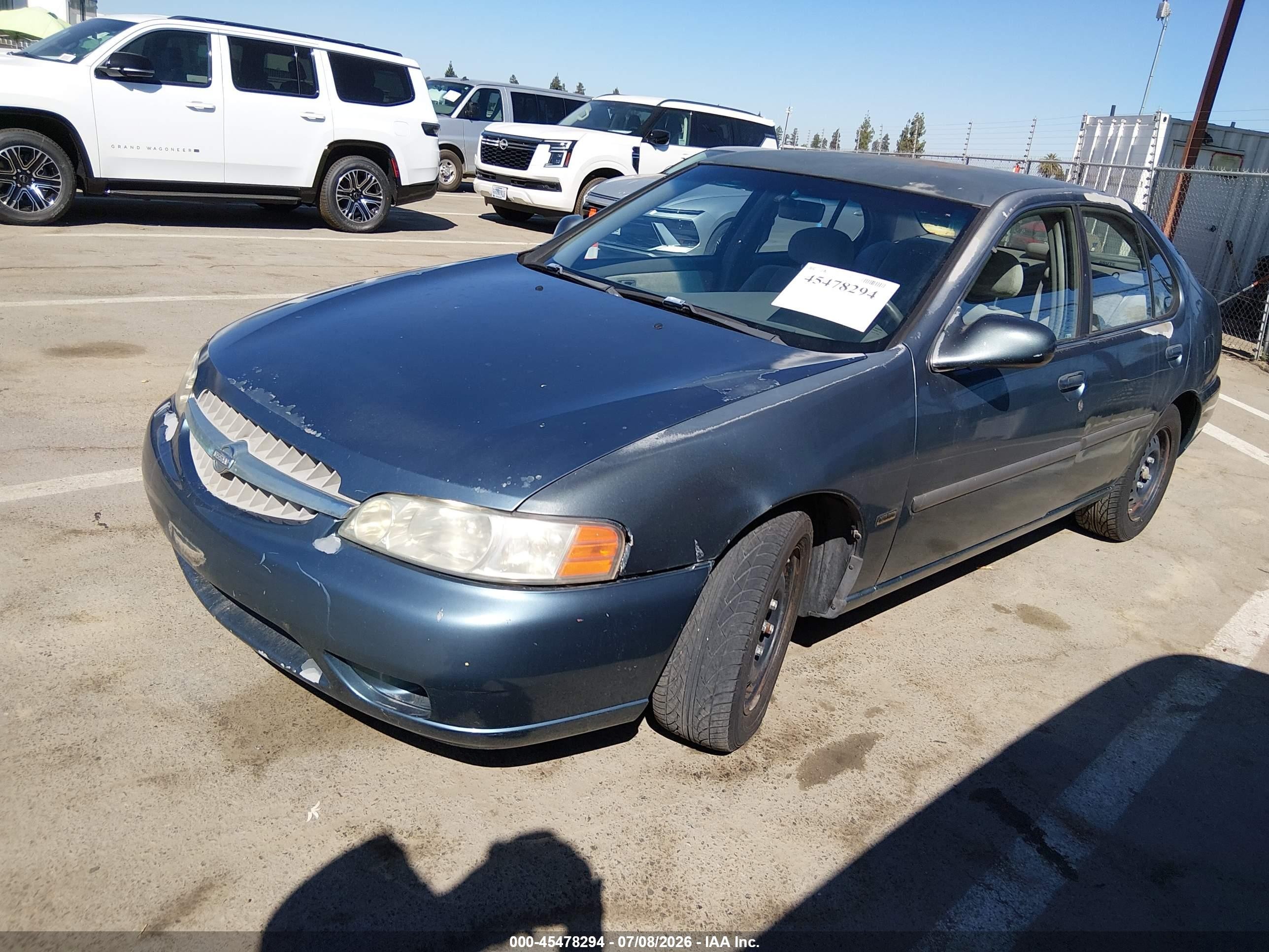 2001 Nissan Altima Gxe Turquoise vin: 1N4DL01D61C105531