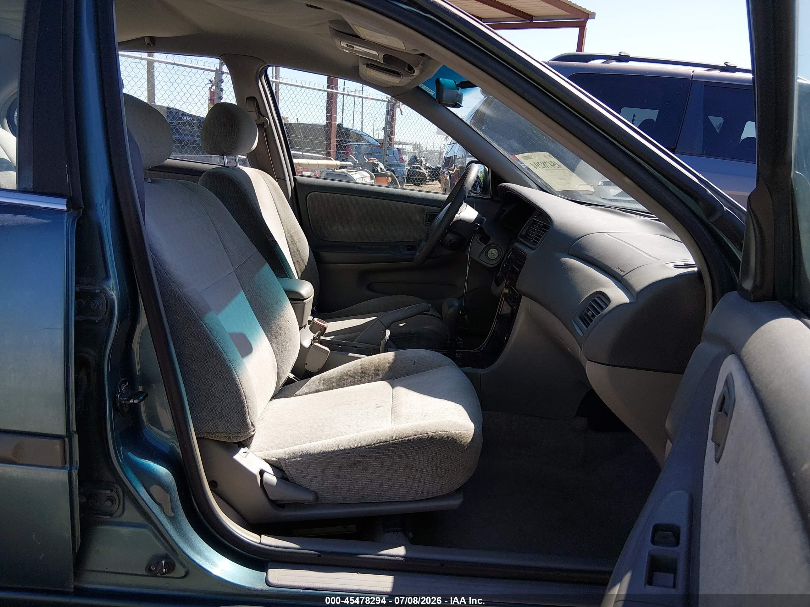 2001 Nissan Altima Gxe Turquoise vin: 1N4DL01D61C105531