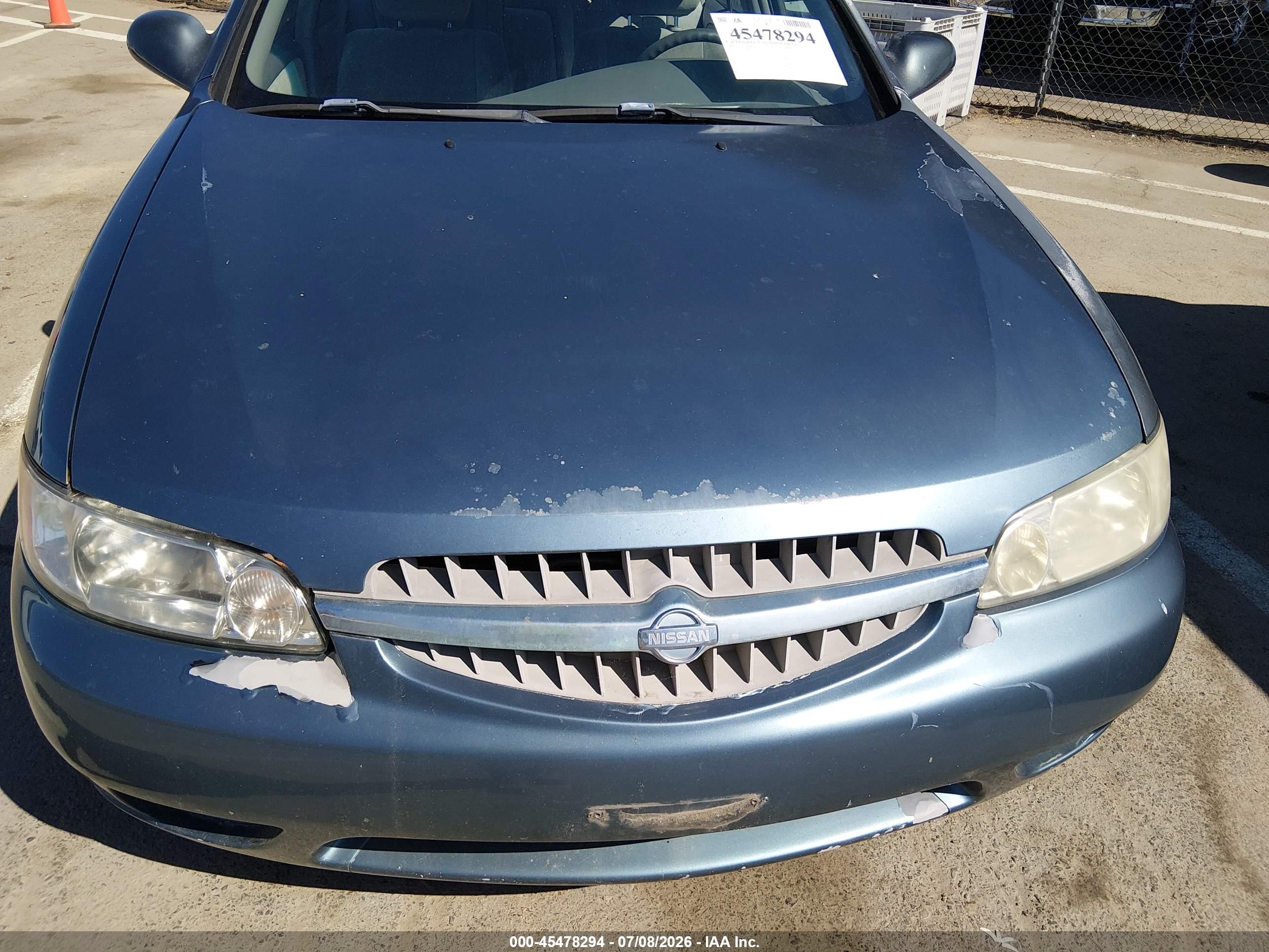 2001 Nissan Altima Gxe Turquoise vin: 1N4DL01D61C105531