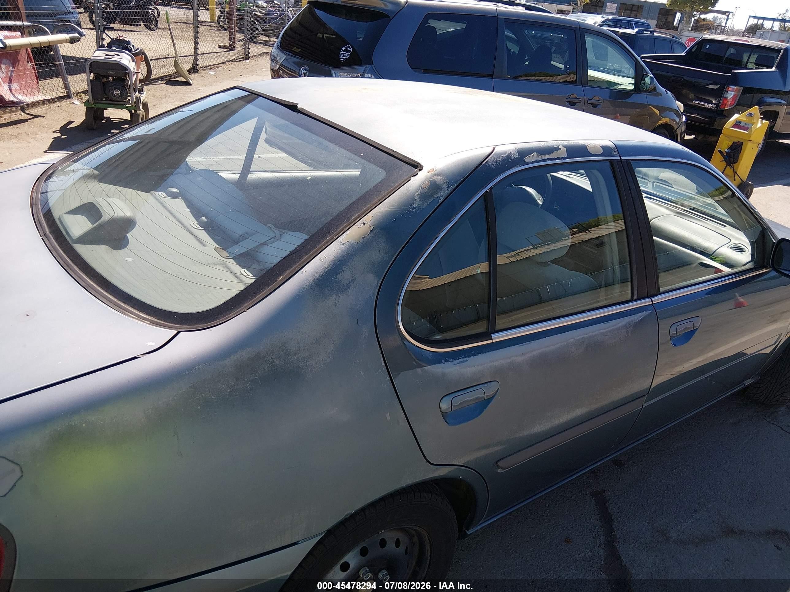 2001 Nissan Altima Gxe Turquoise vin: 1N4DL01D61C105531