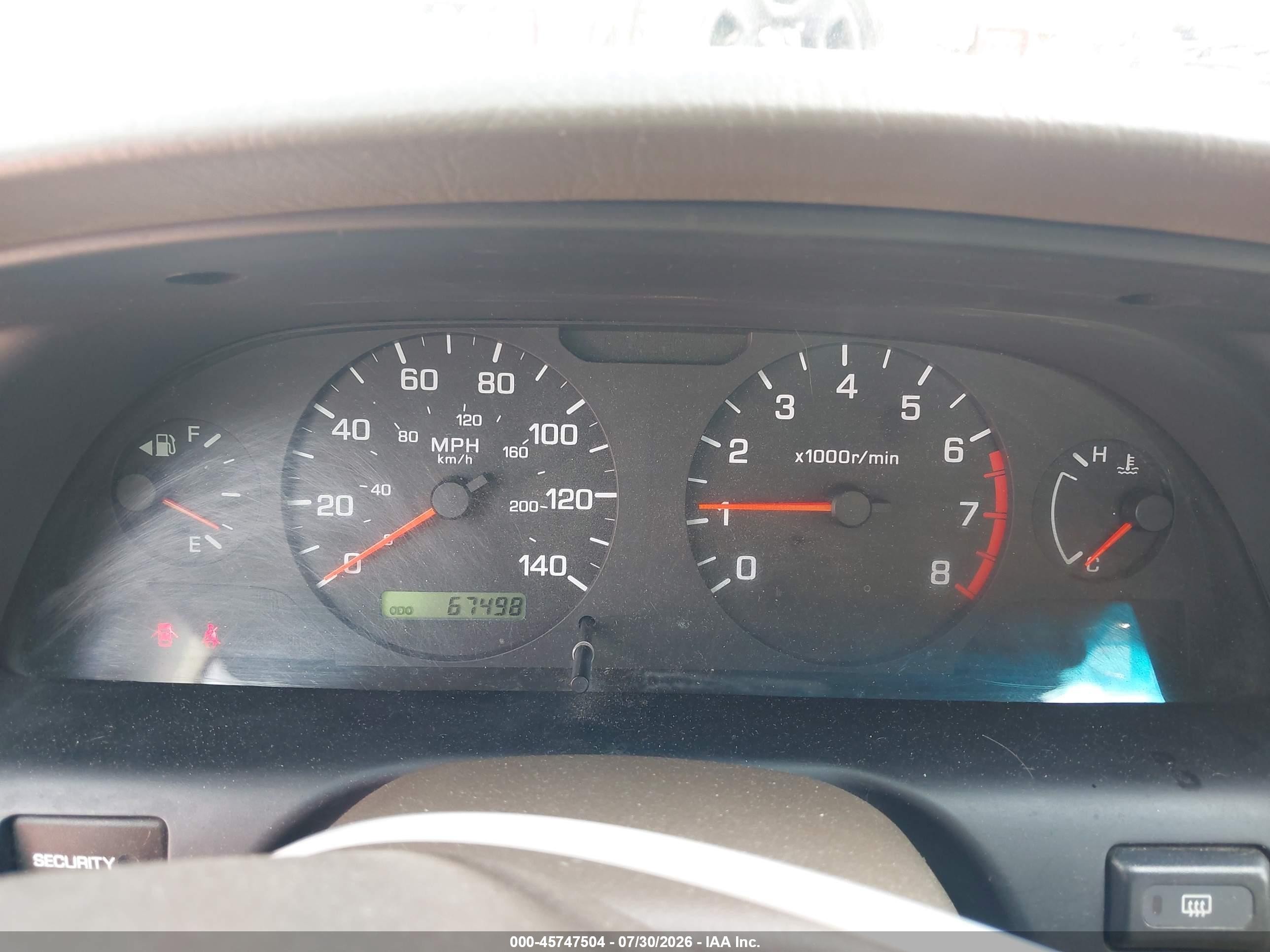 2001 Nissan Altima Gxe Gold vin: 1N4DL01D61C172999