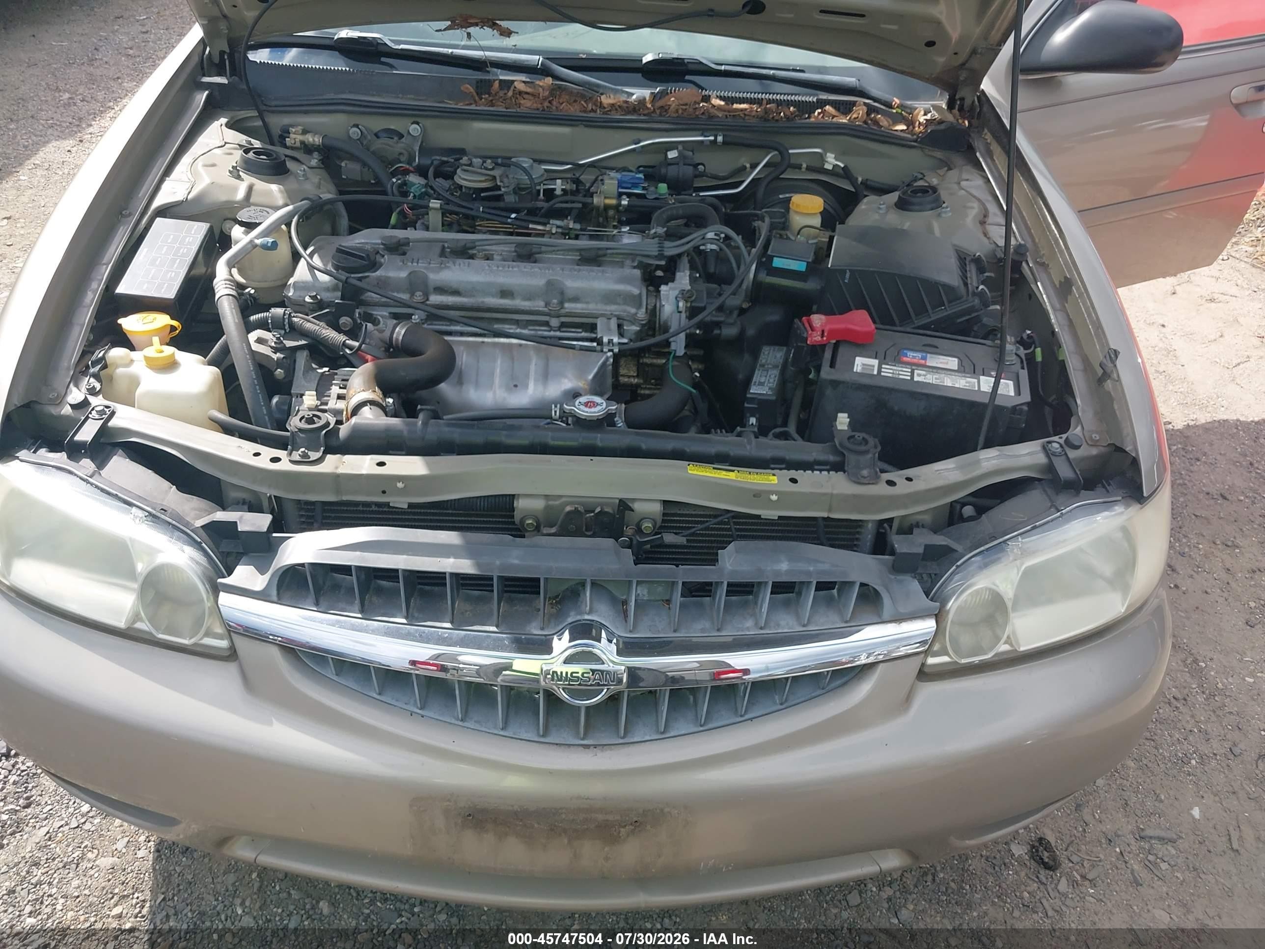 2001 Nissan Altima Gxe Gold vin: 1N4DL01D61C172999