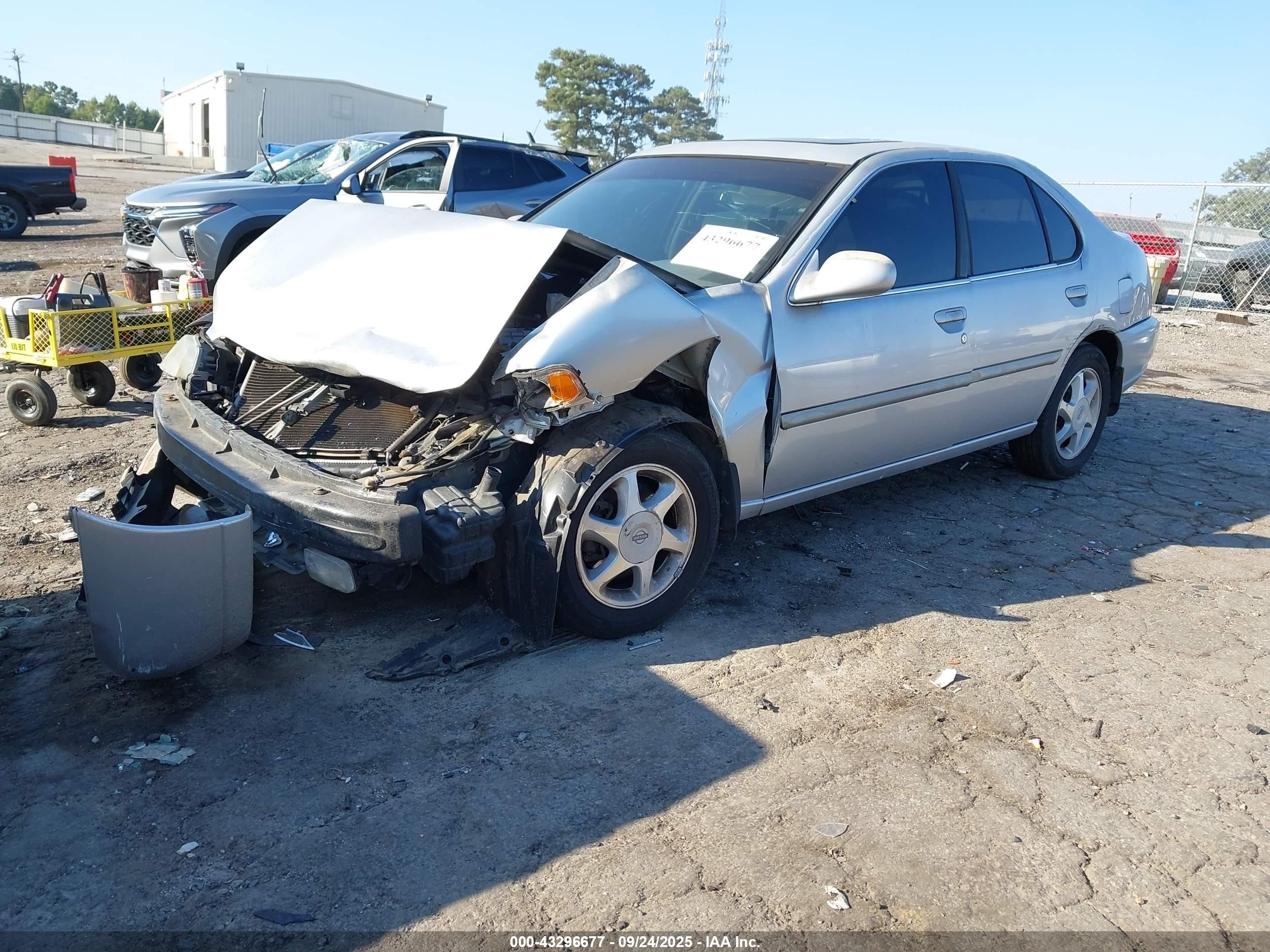 1999 Nissan Altima Gle/gxe/se/se-l/xe Silver vin: 1N4DL01D6XC122466