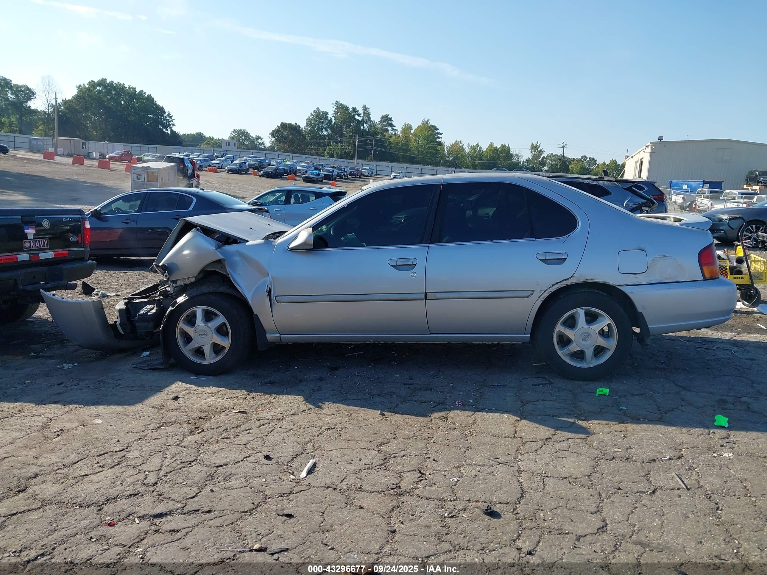 1999 Nissan Altima Gle/gxe/se/se-l/xe Silver vin: 1N4DL01D6XC122466