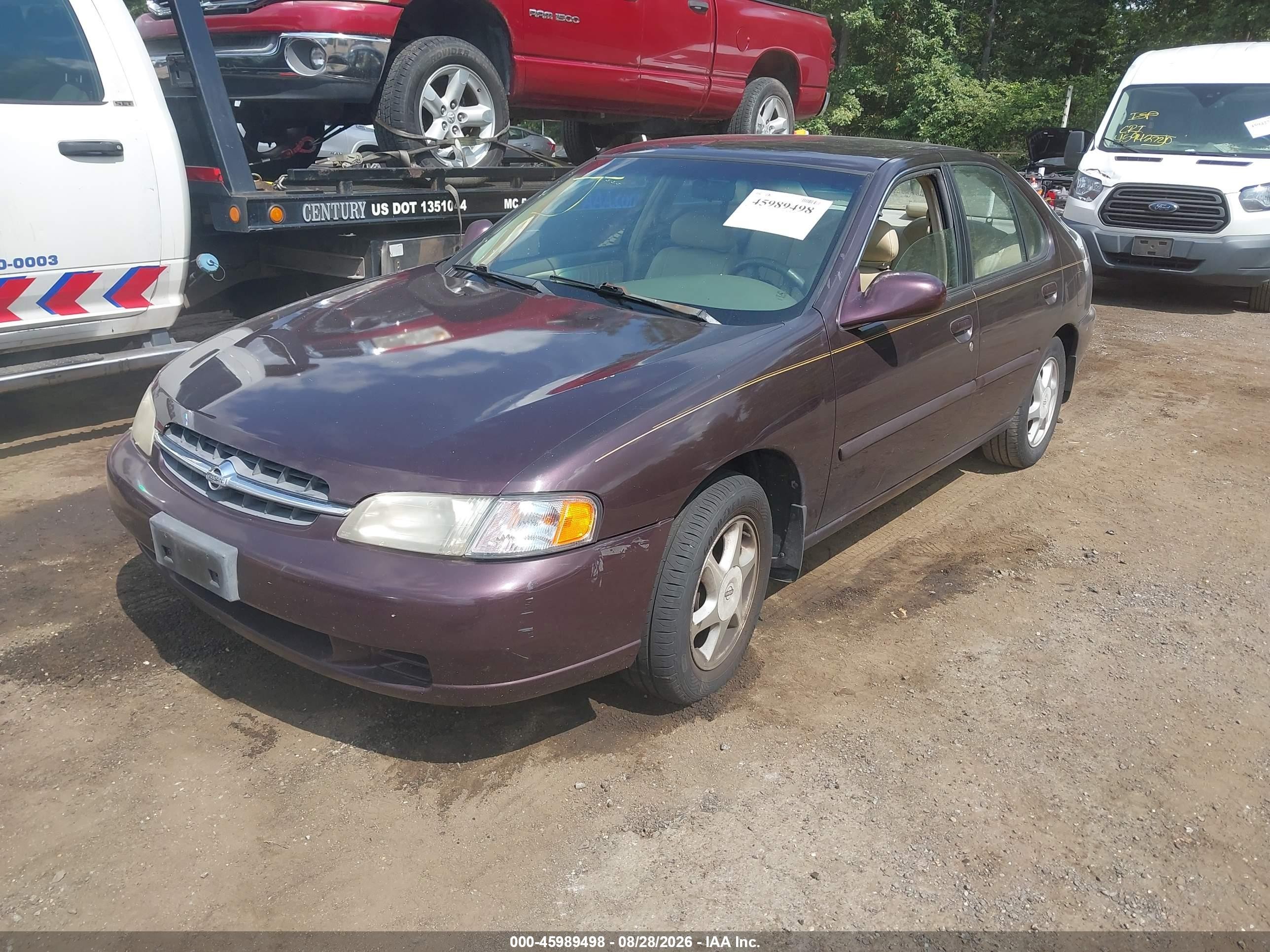 1999 Nissan Altima Gle/gxe/se/se-l/xe Purple vin: 1N4DL01D6XC174695