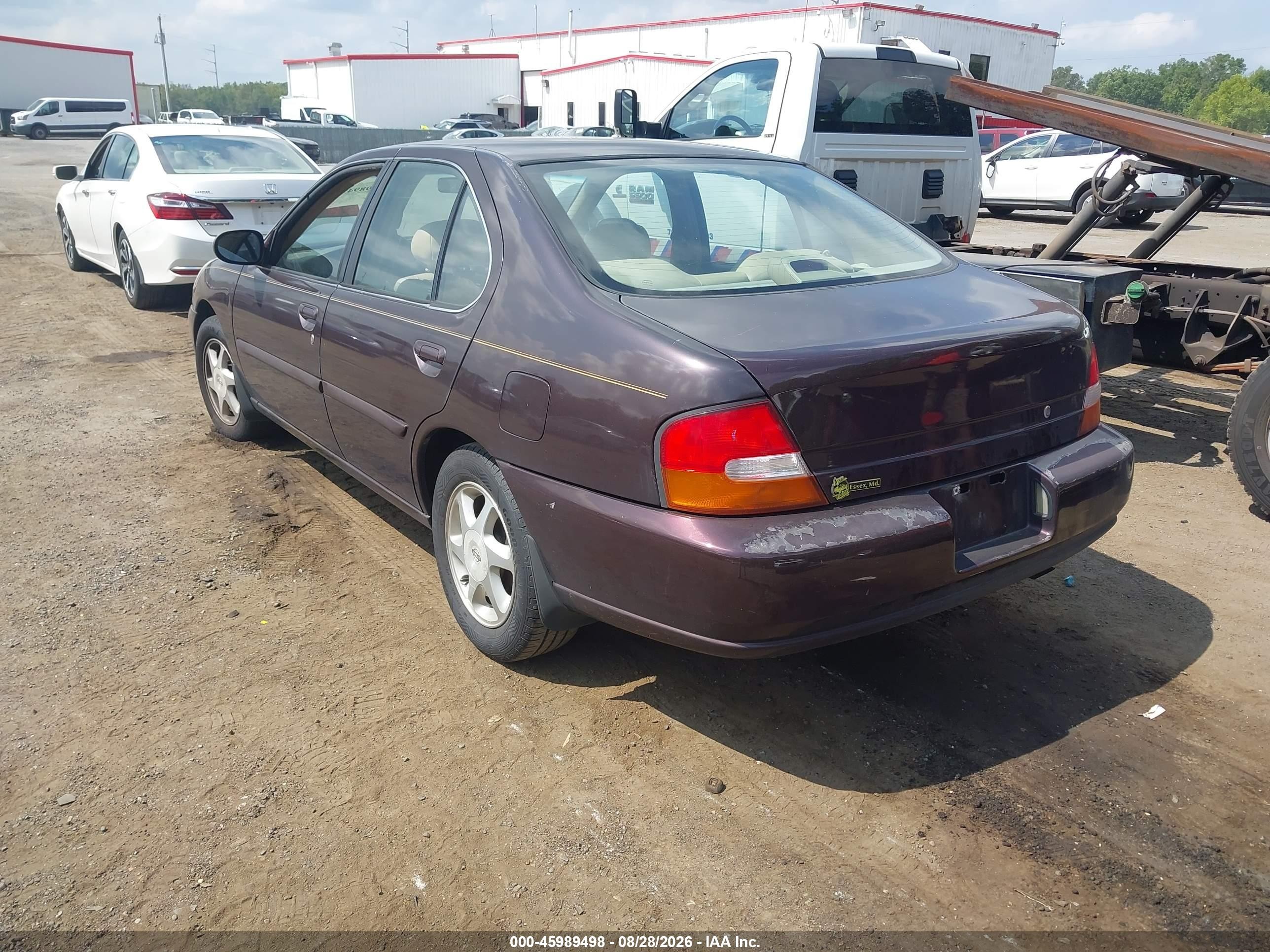 1999 Nissan Altima Gle/gxe/se/se-l/xe Purple vin: 1N4DL01D6XC174695
