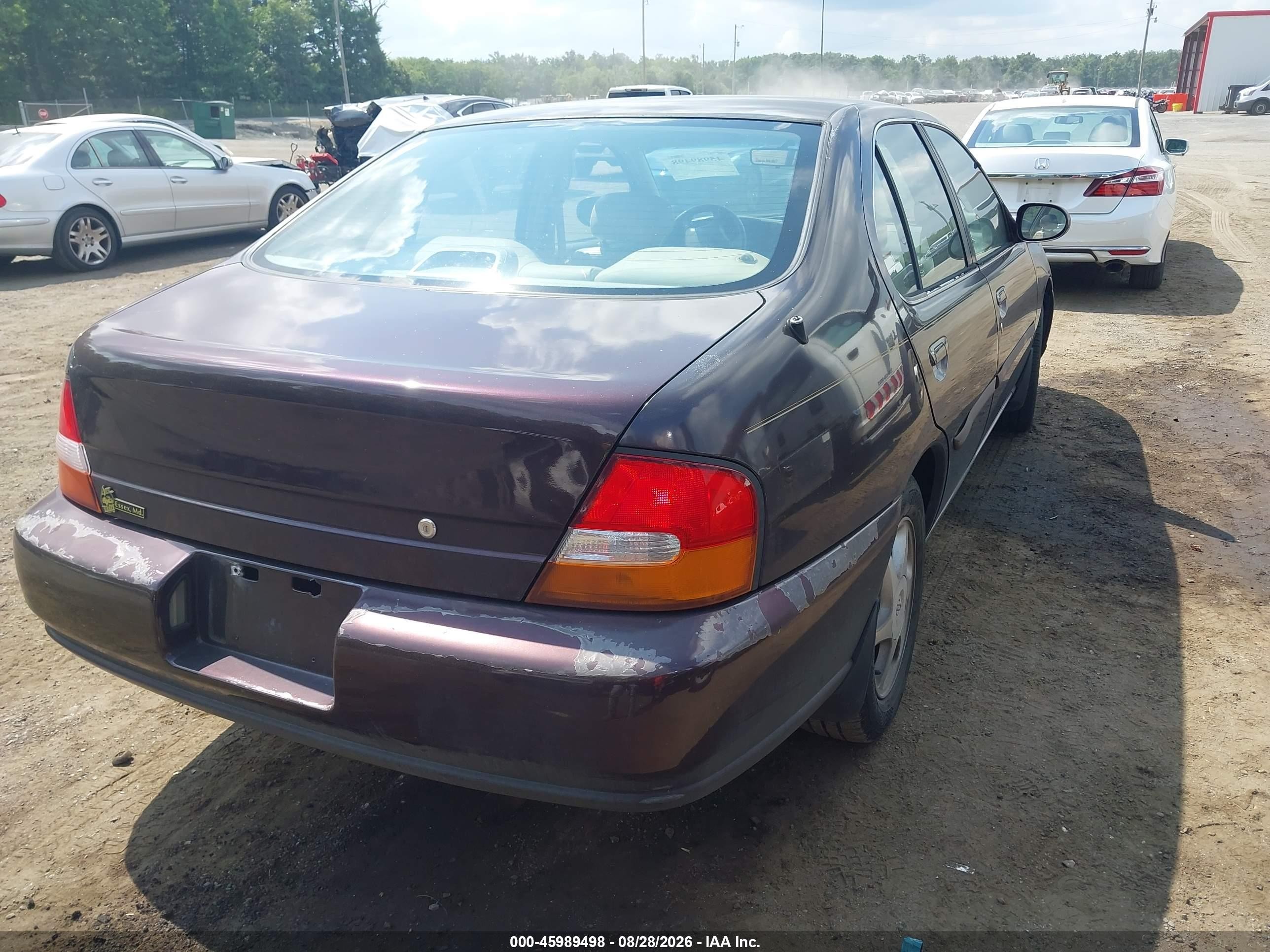 1999 Nissan Altima Gle/gxe/se/se-l/xe Purple vin: 1N4DL01D6XC174695